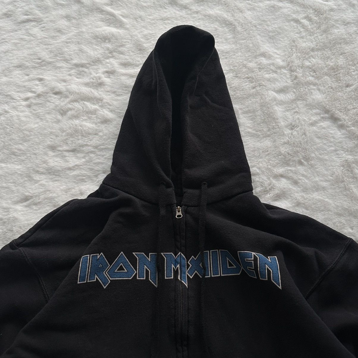 Iron Maiden vintage iron maiden hoodie bad rock metal Size US M / EU 48-50 / 2 - 2 Thumbnail