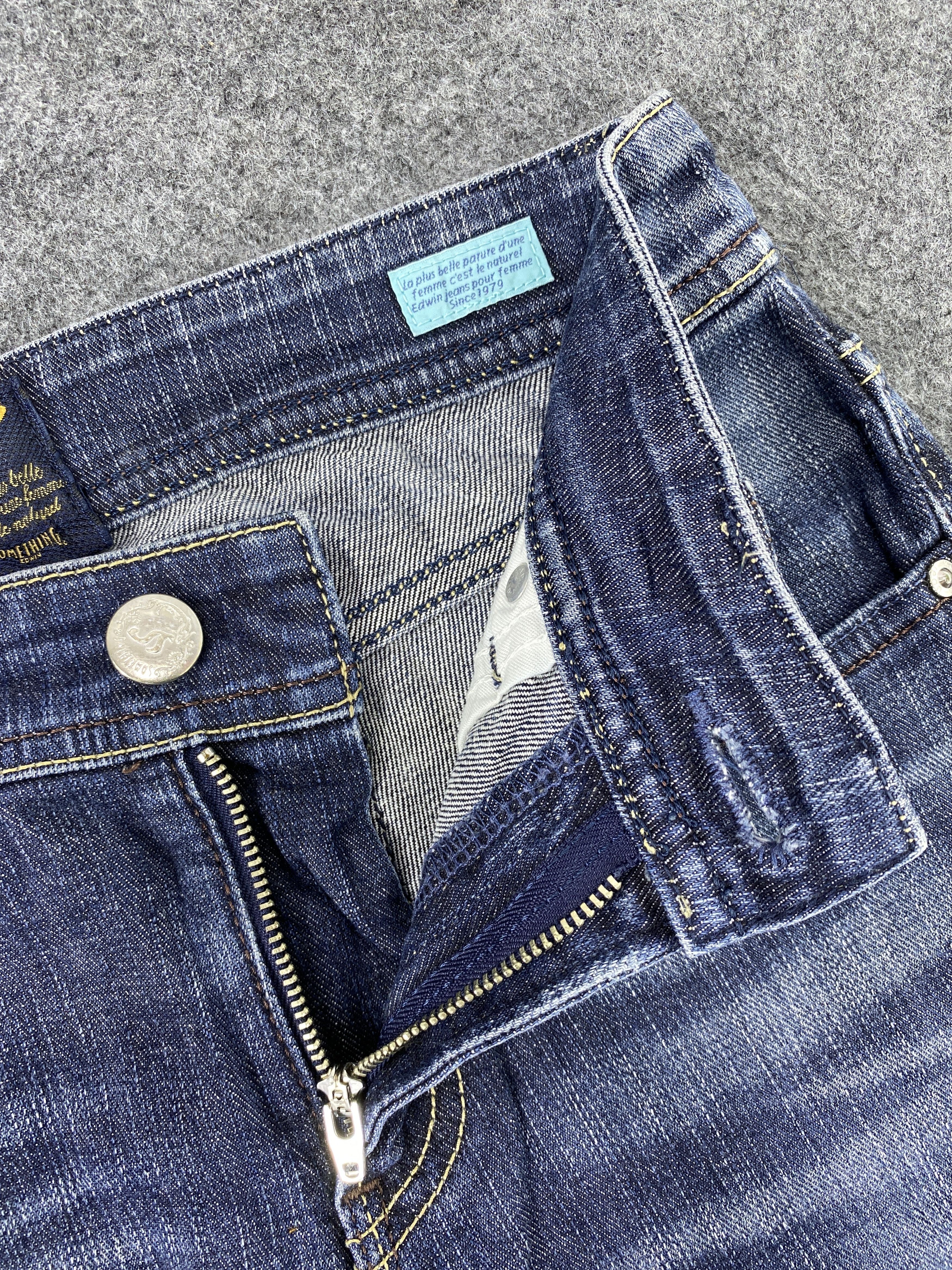 Edwin Vienus Jean by Something Edwin Flared Jeans - J1040 Size 26" / US 2 / IT 38 - 7 Thumbnail