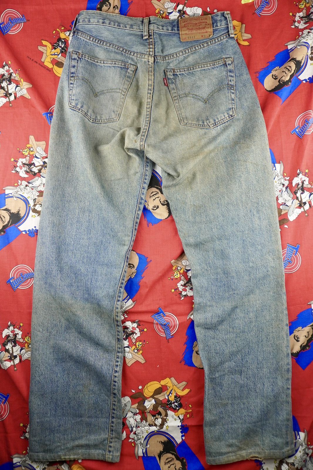 Levi's Vtg levis 551z 90s Big E Japan Made Selvedge Distressed Size US 30 / EU 46 - 3 Thumbnail