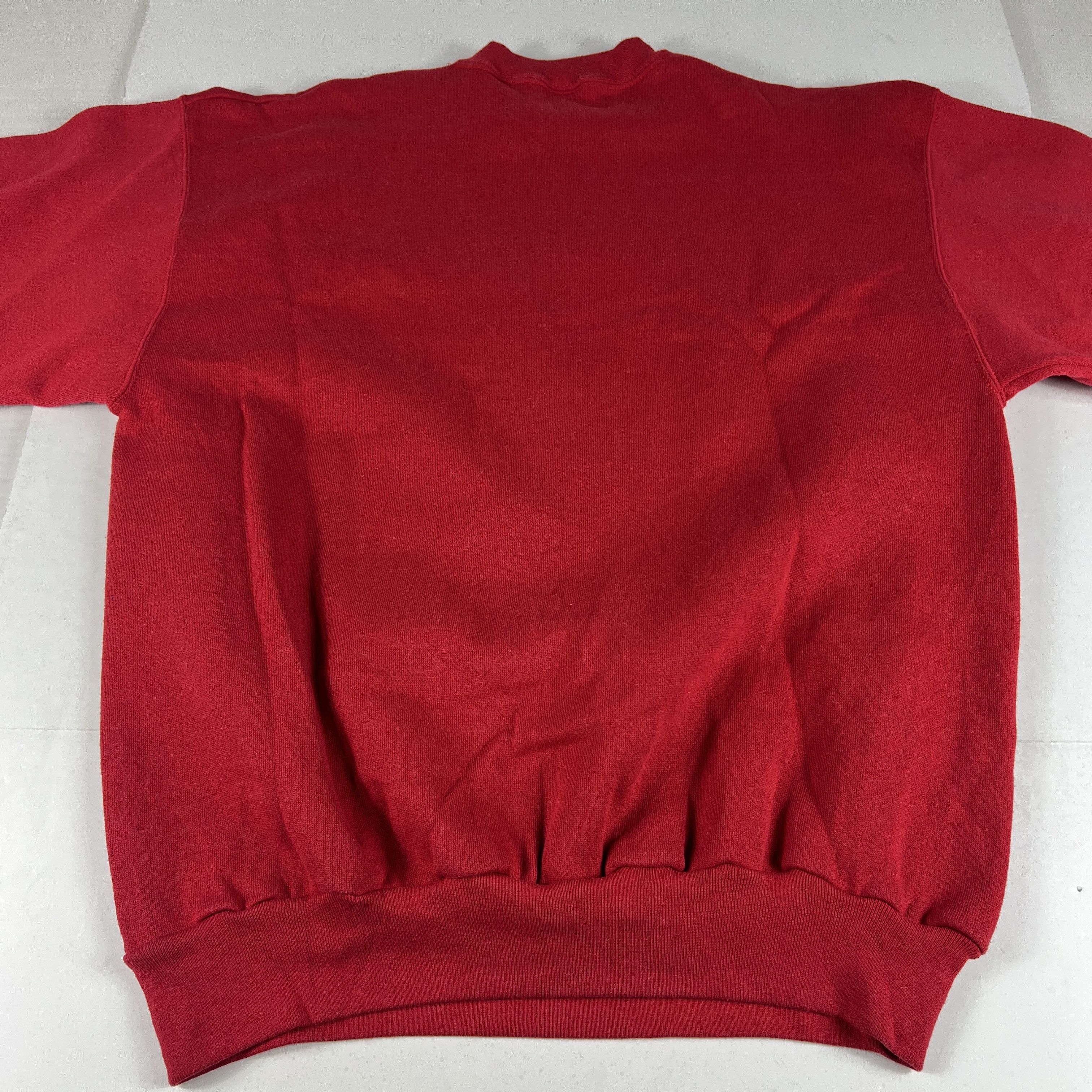 NBA × Tultex × Vintage VTG 90s Chicago Bulls Basketball Sweatshirt Faded Crewneck Size US XL / EU 56 / 4 - 13 Thumbnail