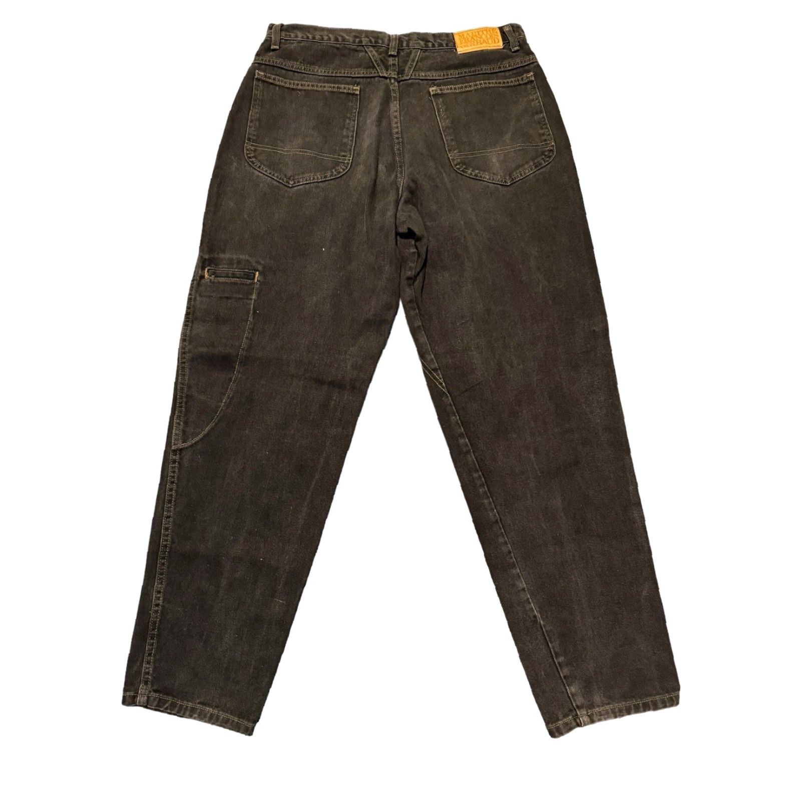 Vintage VINTAGE Girbaud Jeans Size 33 Skater Raver Baggy USA Black Mens Regular 5-Pocket Denim 1990s Size US 33 - 5 Thumbnail