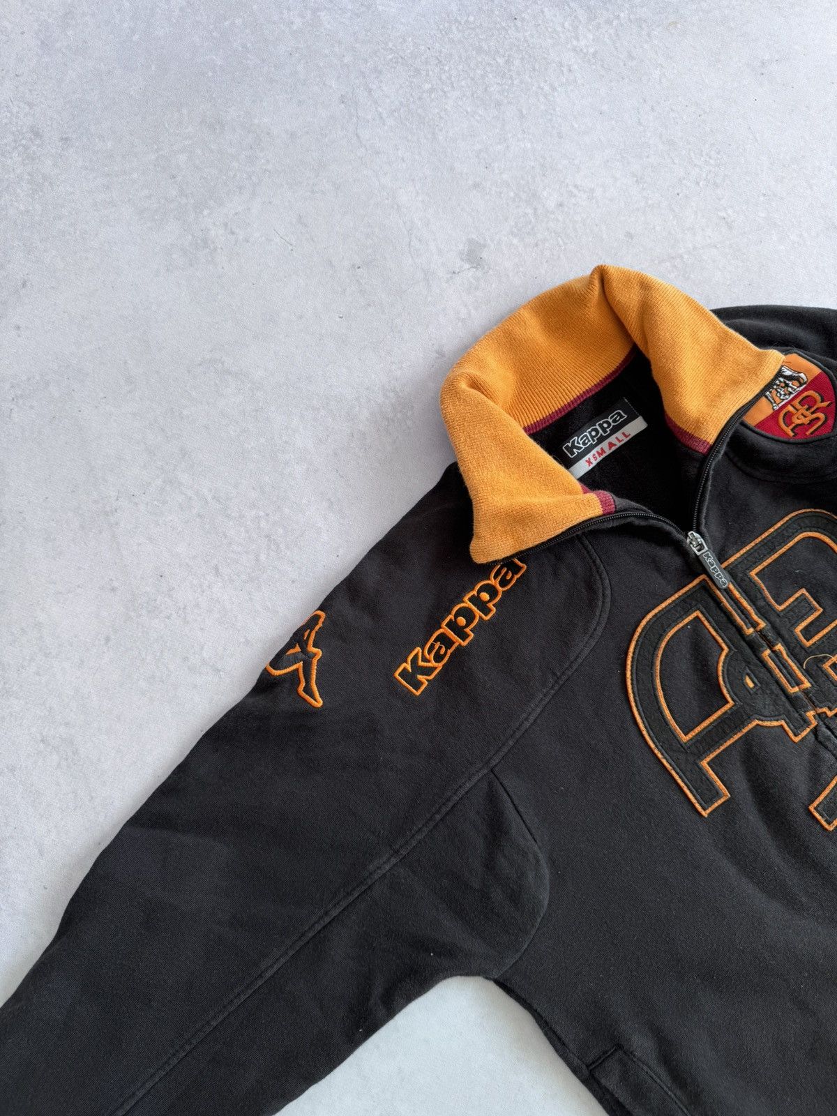 Kappa Vintage Kappa AC Roma Football Size S Soccer Track Jacket Size US XS / EU 42 / 0 - 3 Thumbnail