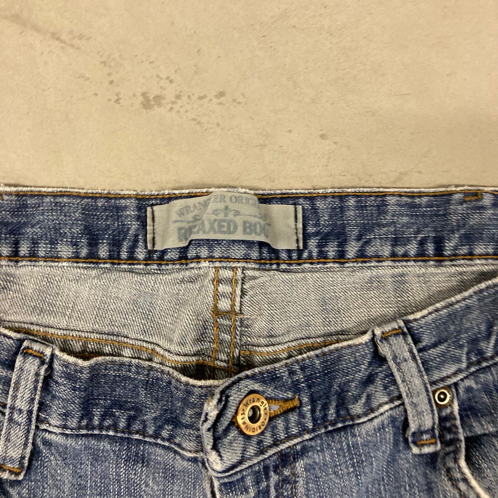 Vintage × Wrangler Y2K wrangler baggy bootcut Jeans 38x32 Size US 38 / EU 54 - 5 Thumbnail