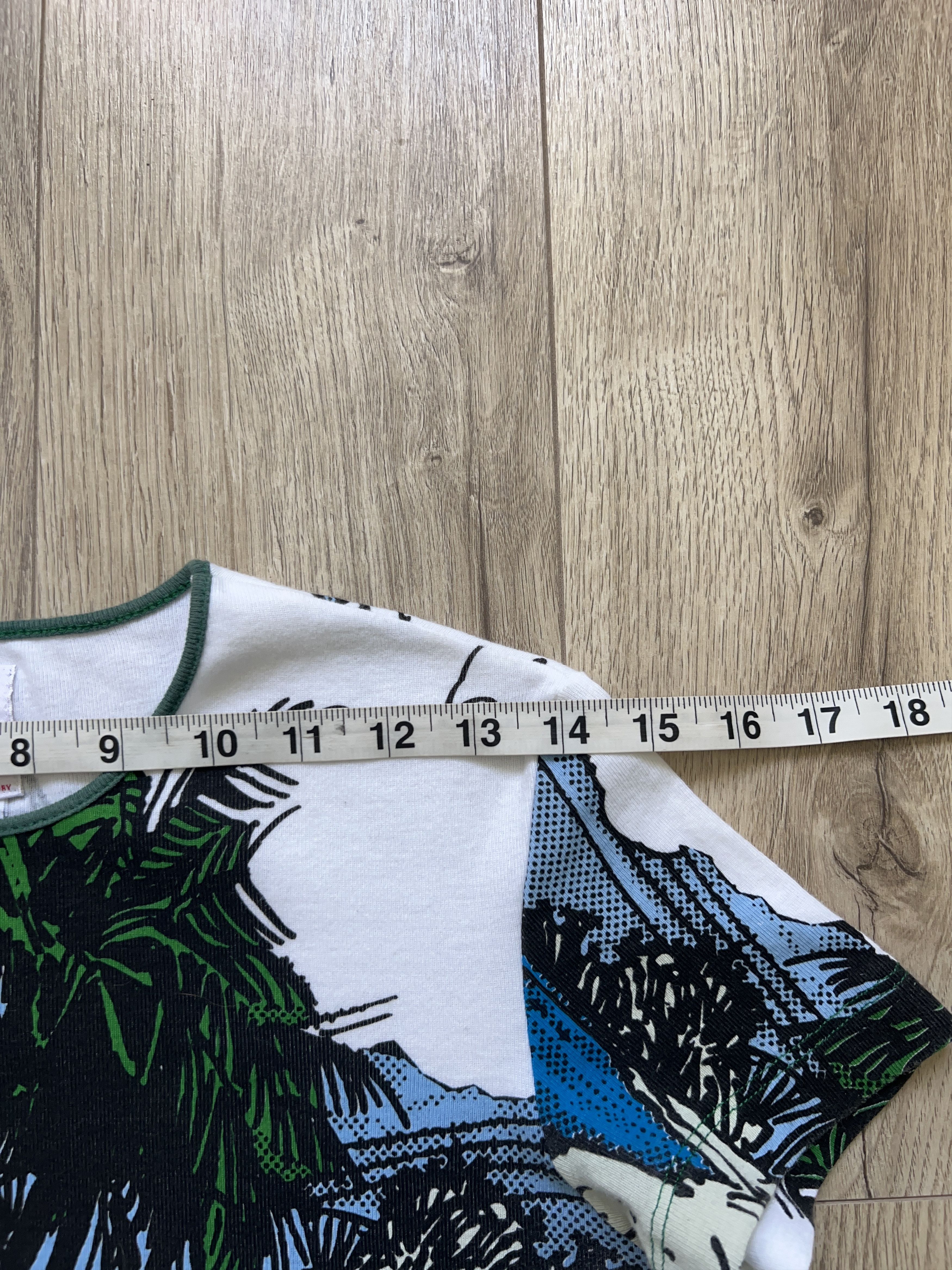 Designer × Miss Sixty × Vintage RARE 1990s All Over Print T Shirt Tee Graphic Girl Size M / US 6-8 / IT 42-44 - 6 Thumbnail