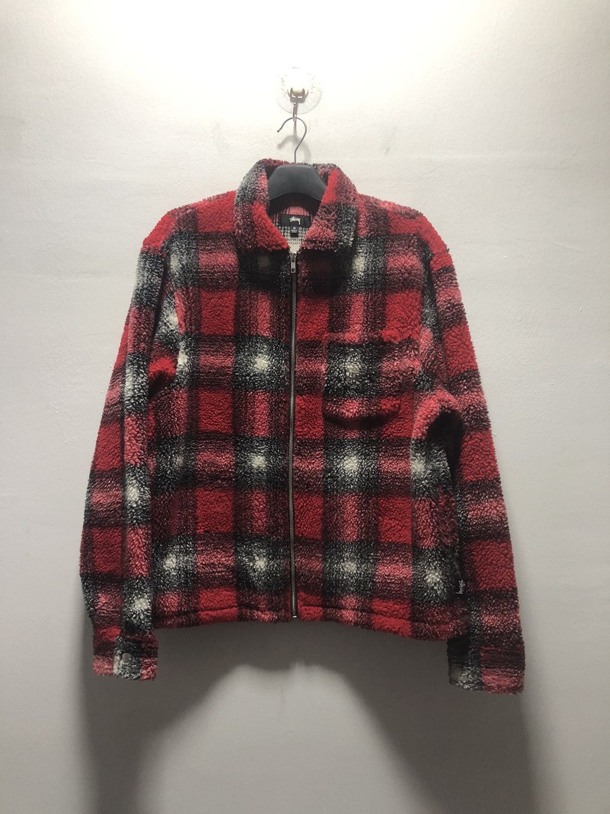 Stussy Plaid Jacket | Grailed