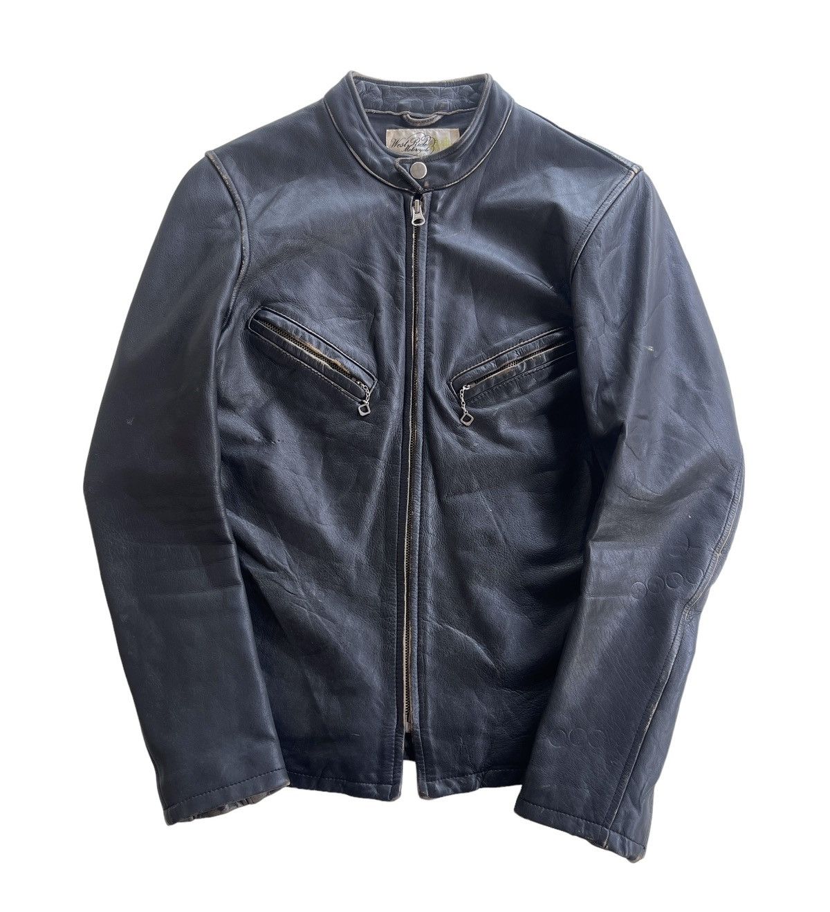 WEST RIDE 50s West Ride Motorcycle Cowhide Leather Jacket (size 34) Size US XS / EU 42 / 0 - 1 Thumbnail
