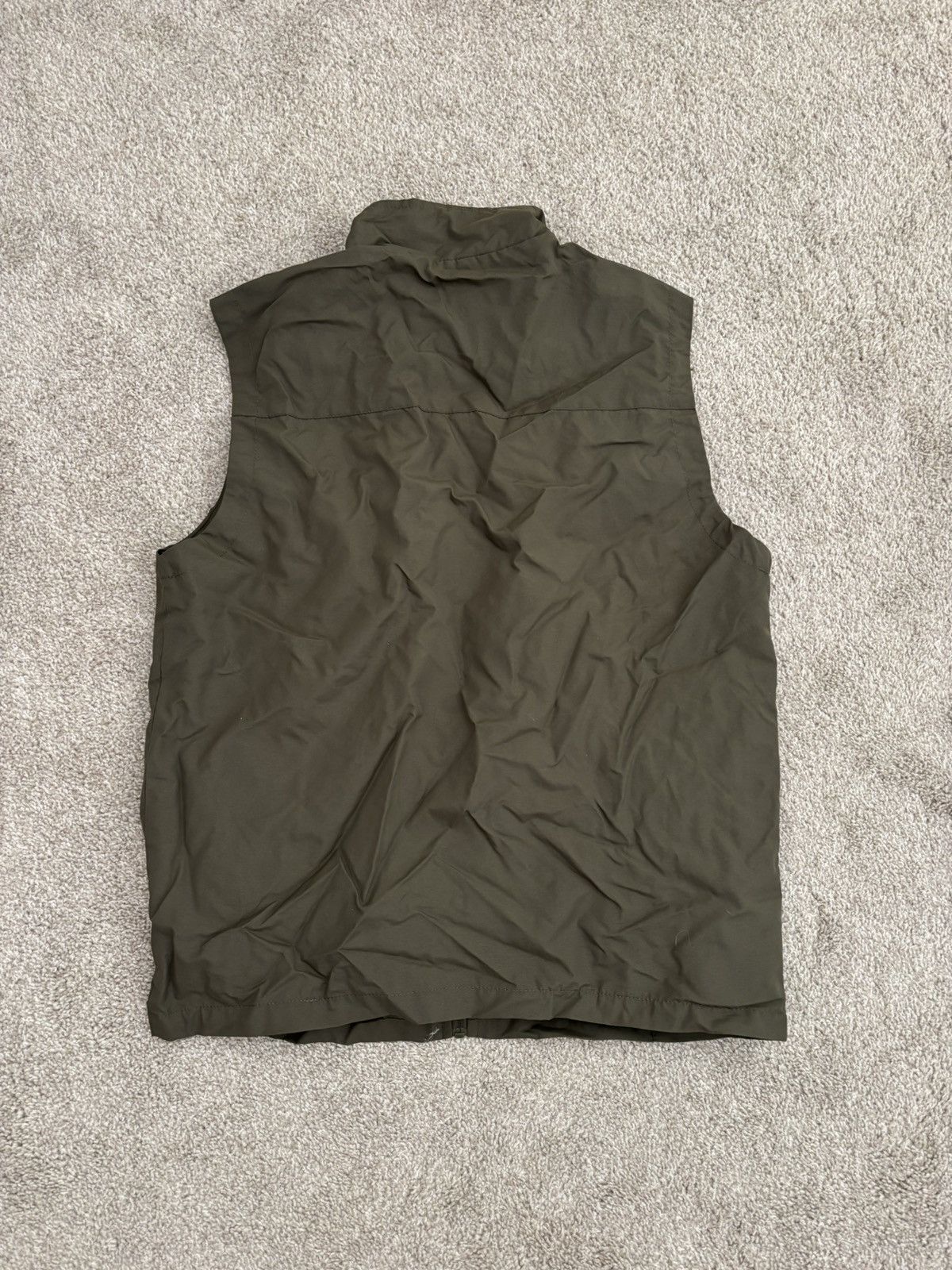 Vintage Vintage Olive Green Outdoor Vest Size US L / EU 52-54 / 3 - 3 Thumbnail