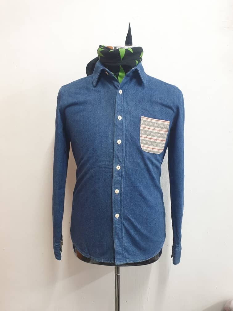Ciaopanic Ciao panic Japan brand blue chambray Size US L / EU 52-54 / 3 - 1 Thumbnail