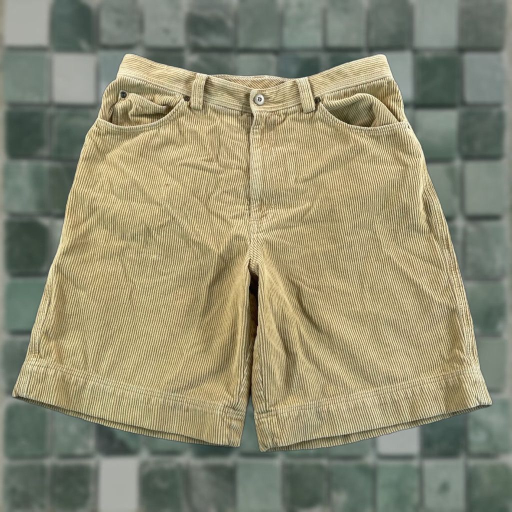 Tommy Bahama VINTAGE Tommy Bahama Corduroy Bermuda Shorts Men 32x9 Tan Silk Cotton Bermuda Beach 90s Mens Size US 38 / EU 54 - 1 Thumbnail