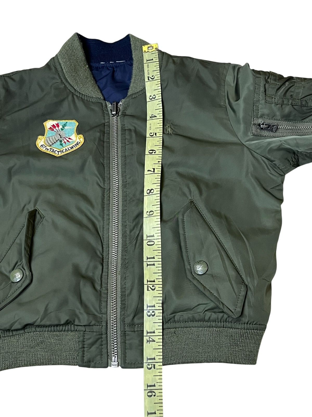 Polo Ralph Lauren POLO RALPH LAUREN kids us army reversible bomber jacket Size US XXS / EU 40 - 15 Thumbnail