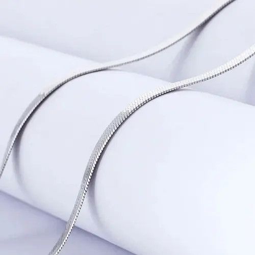 Sterling Silver Blade Chain Necklace Size ONE SIZE - 4 Thumbnail