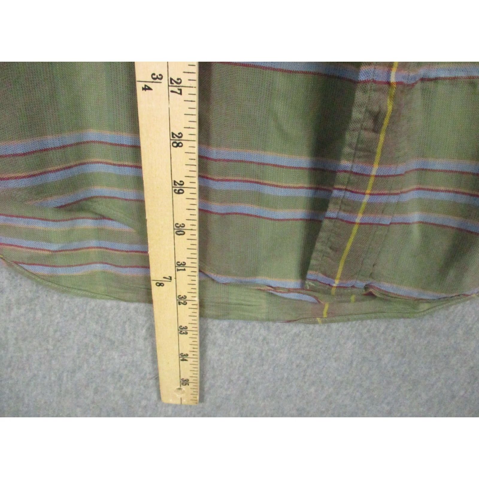 Brooks Brothers Brooks Brothers Shirt Mens Large Green Plaid Button Down Made USA Pocket Classic Size US L / EU 52-54 / 3 - 5 Thumbnail
