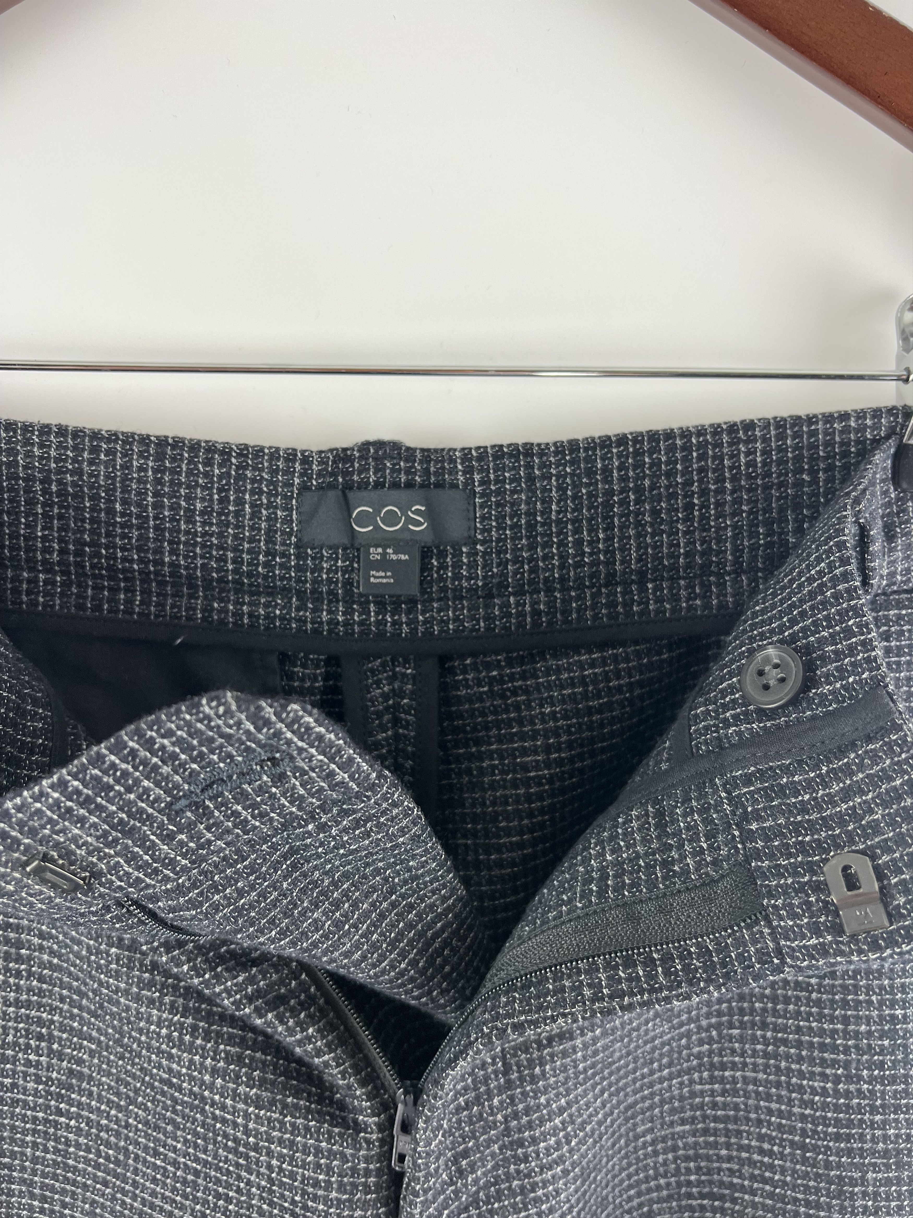 Cos COS Check Wool Cashmere Pants Size EU46 Size US 30 / EU 46 - 4 Thumbnail
