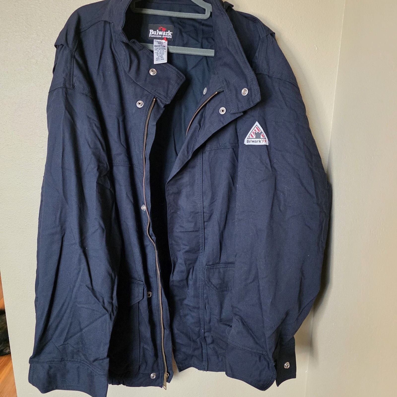 Bulwark Bulwark FR Men’s Flame Resistant Jacket 4XL Comfortouch Work Size US XXL / EU 58 / 5 - 1 Thumbnail