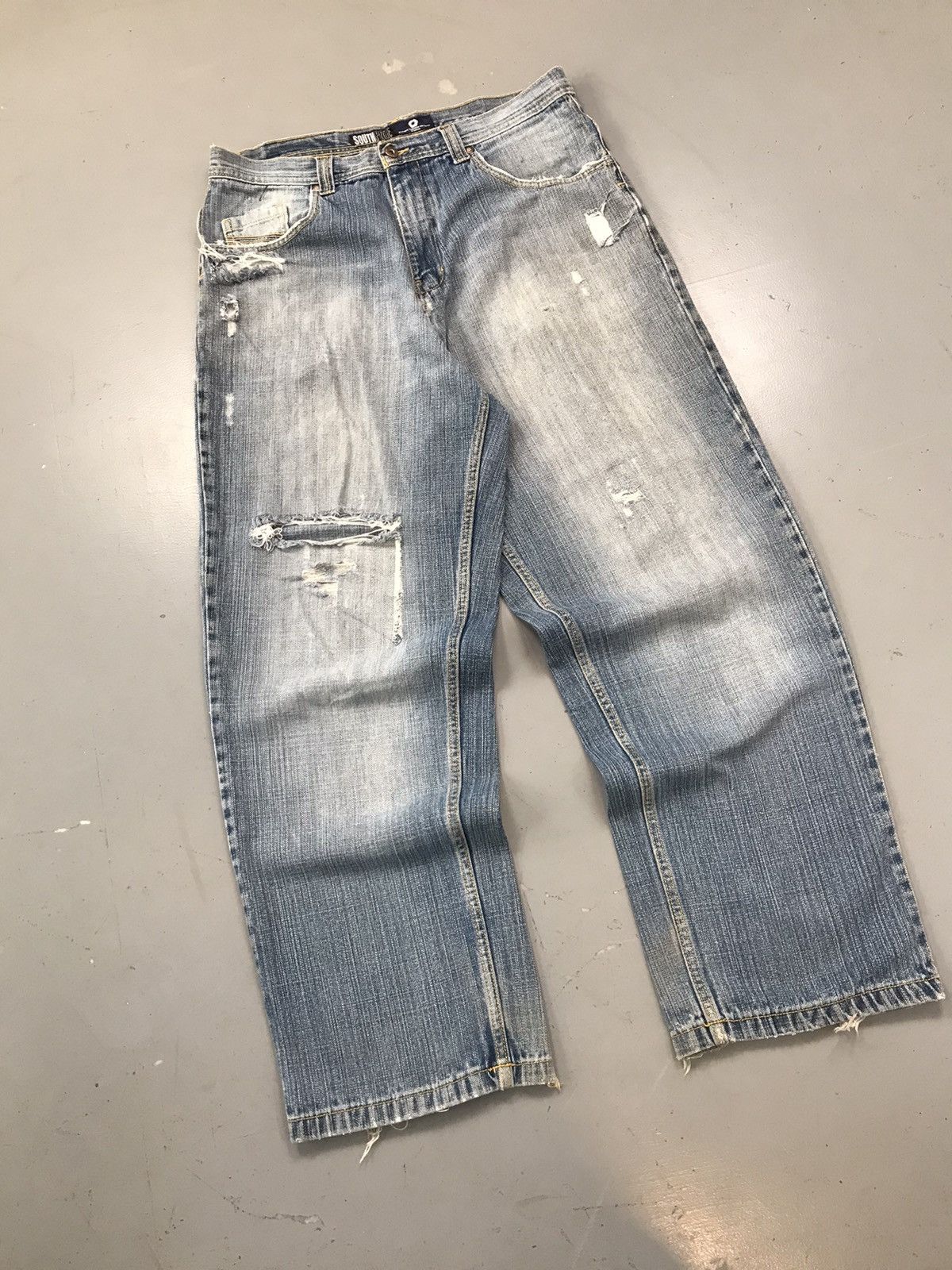 JNCO × Southpole × Vintage Vintage Southpole blue tab baggy fit denim Size US 35 - 2 Thumbnail