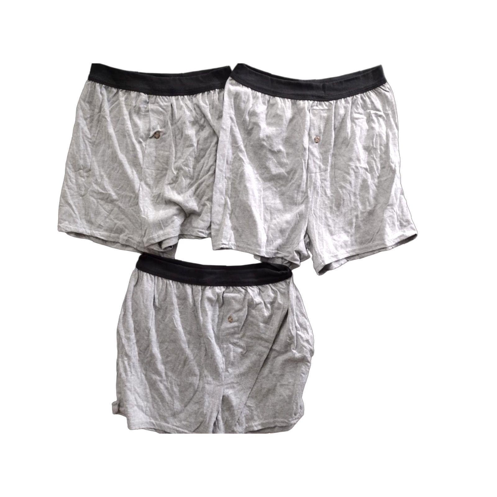 Hanes Hanes Men's Underwear Boxers Category: Underwear 3 Pack Gray S 26" Waist Comfort Soft Vintage No Size US 29 - 1 Thumbnail