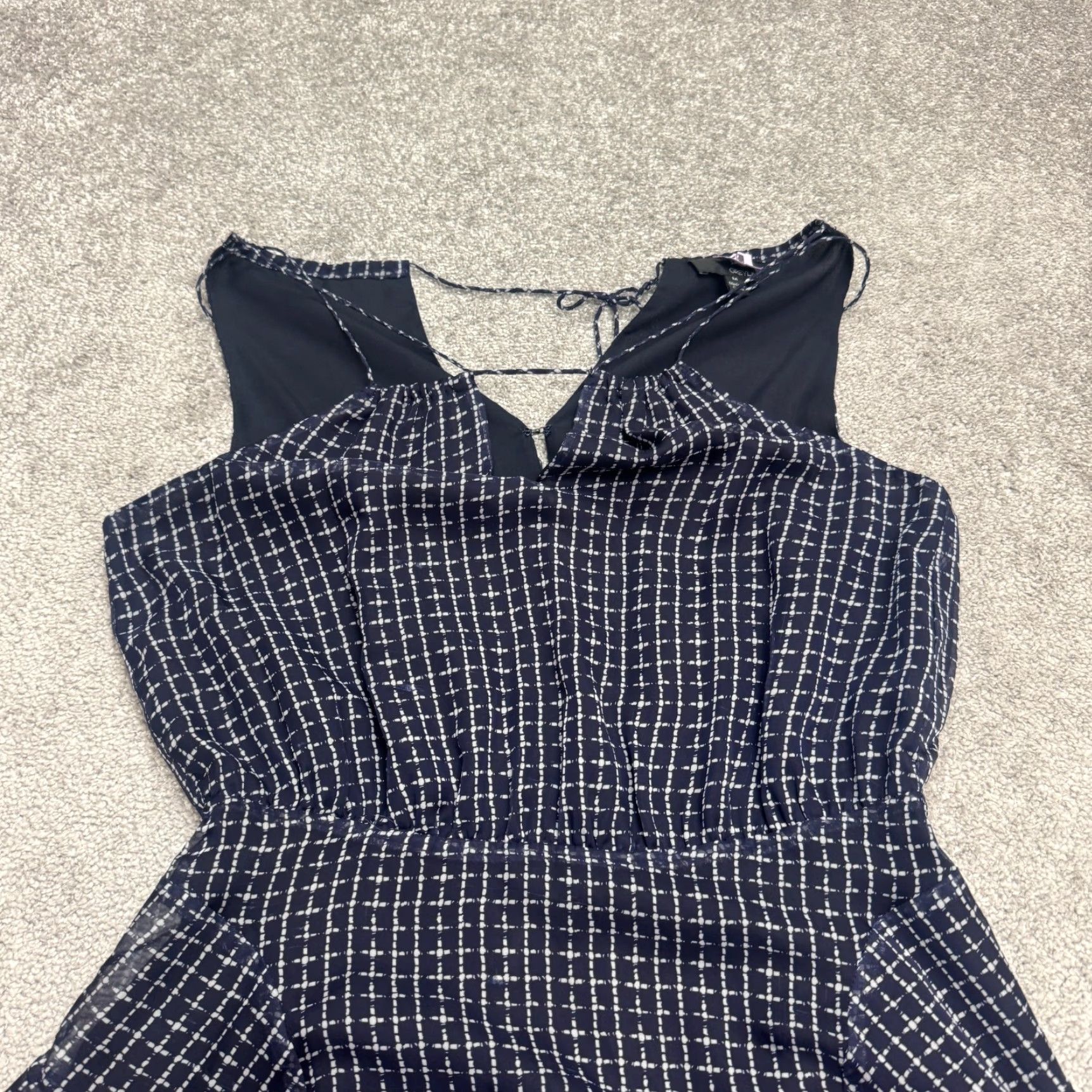 greylin blue dress Jovie Tie Back Mini Dress main image 1