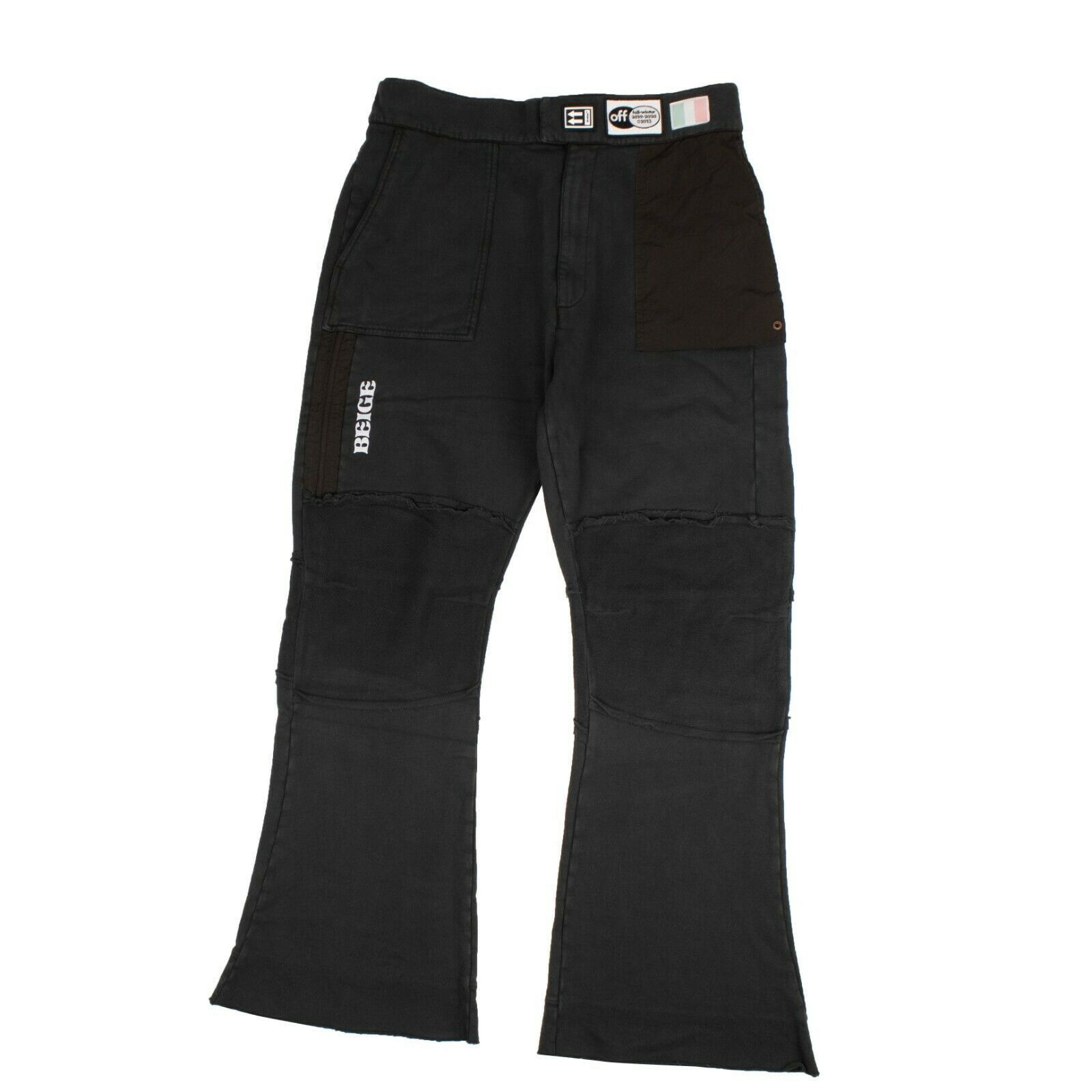 image of Off White Black Parachute Patch Sweatpants Size S, Men's