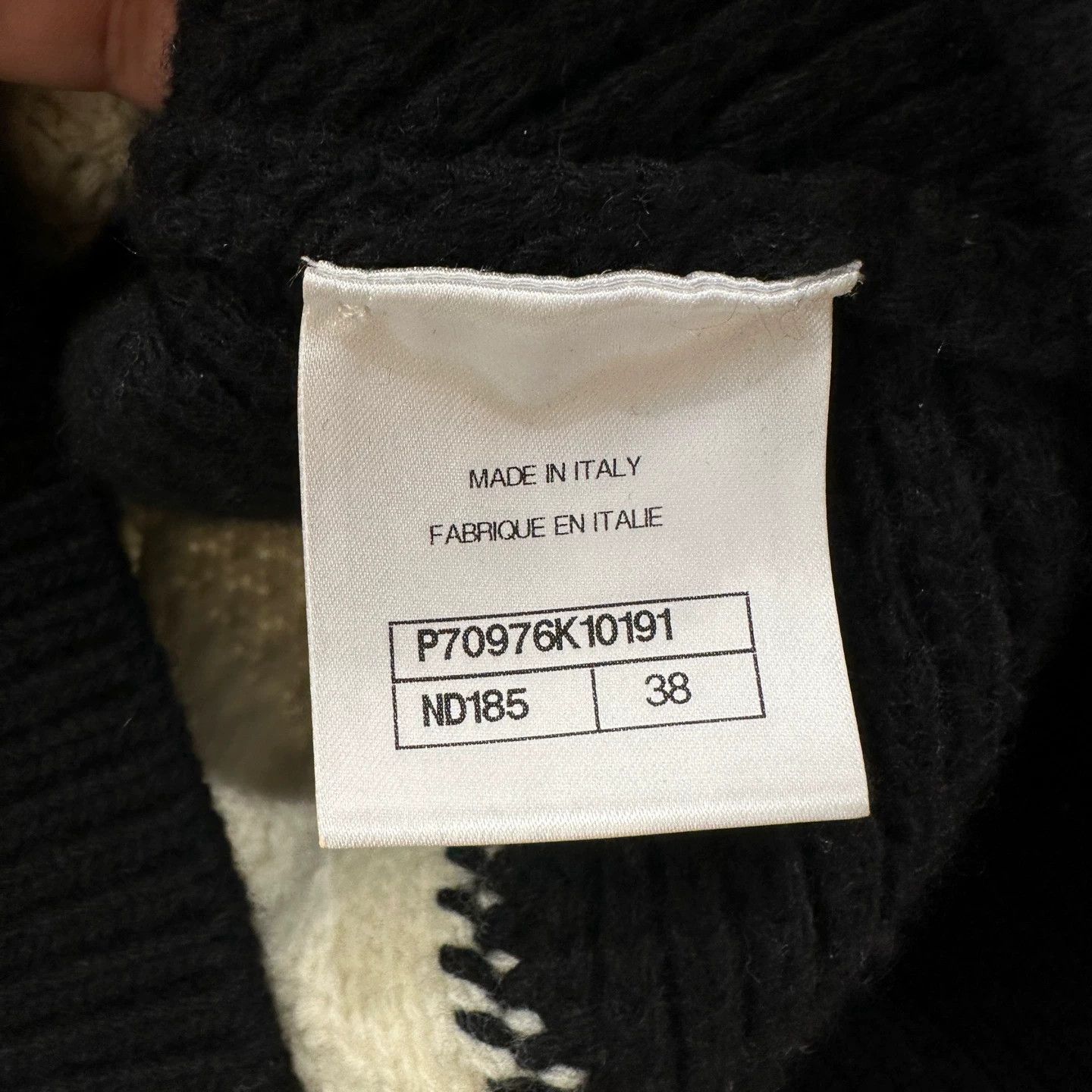 Chanel Chanel Castle Series Ribbed Logo Wool Sweater 38 Size S / US 4 / IT 40 - 4 Thumbnail