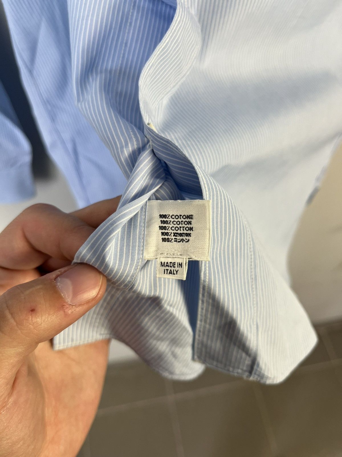 Lanvin Lanvin Luxury Classic Cotton Long Sleeve Shirt Made in Italy Size US M / EU 48-50 / 2 - 10 Thumbnail