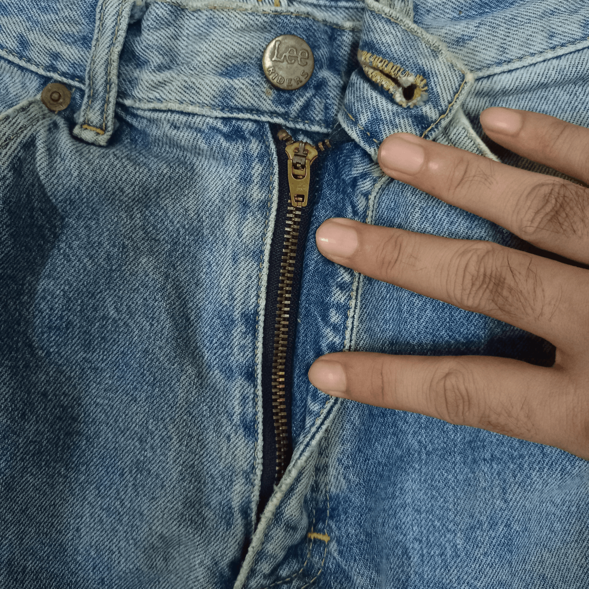 Lee Vintage Lee Riders Sanforized Faded Distressed Jeans 28x30 Size US 28 / EU 44 - 3 Thumbnail
