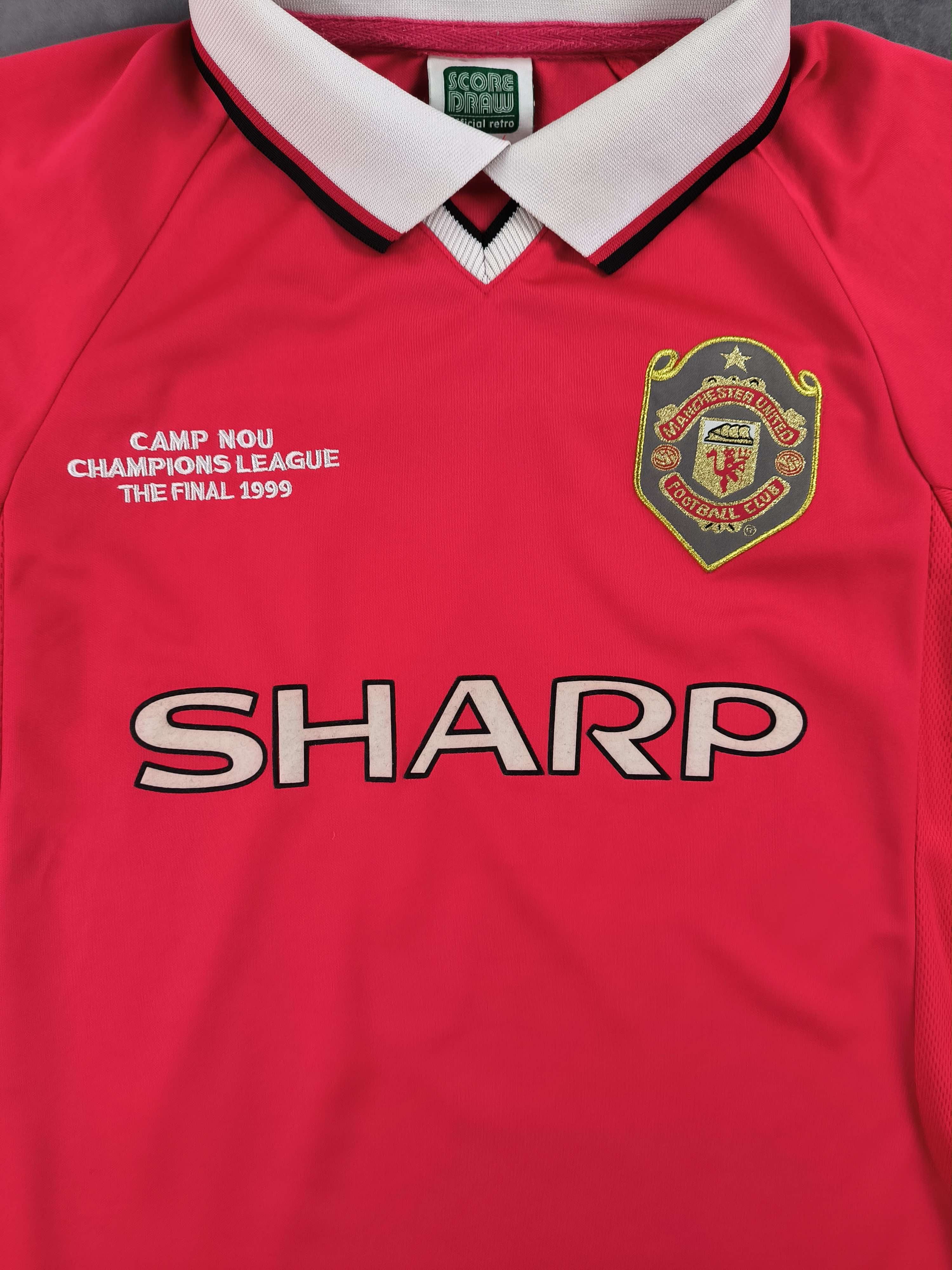 Other Manchester United 1999 Score Draw home UCL football jersey S Size US S / EU 44-46 / 1 - 3 Thumbnail
