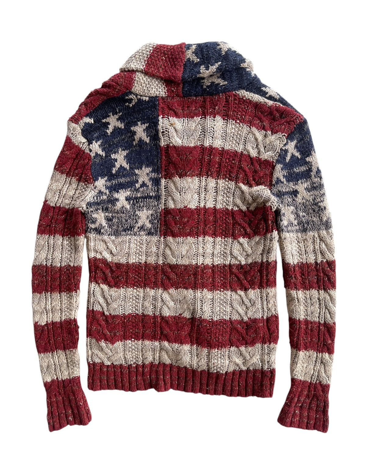 Denim & Supply Ralph Lauren Ralph Lauren American Flag Cardigan Knit Sweater Size US XS / EU 42 / 0 - 4 Thumbnail