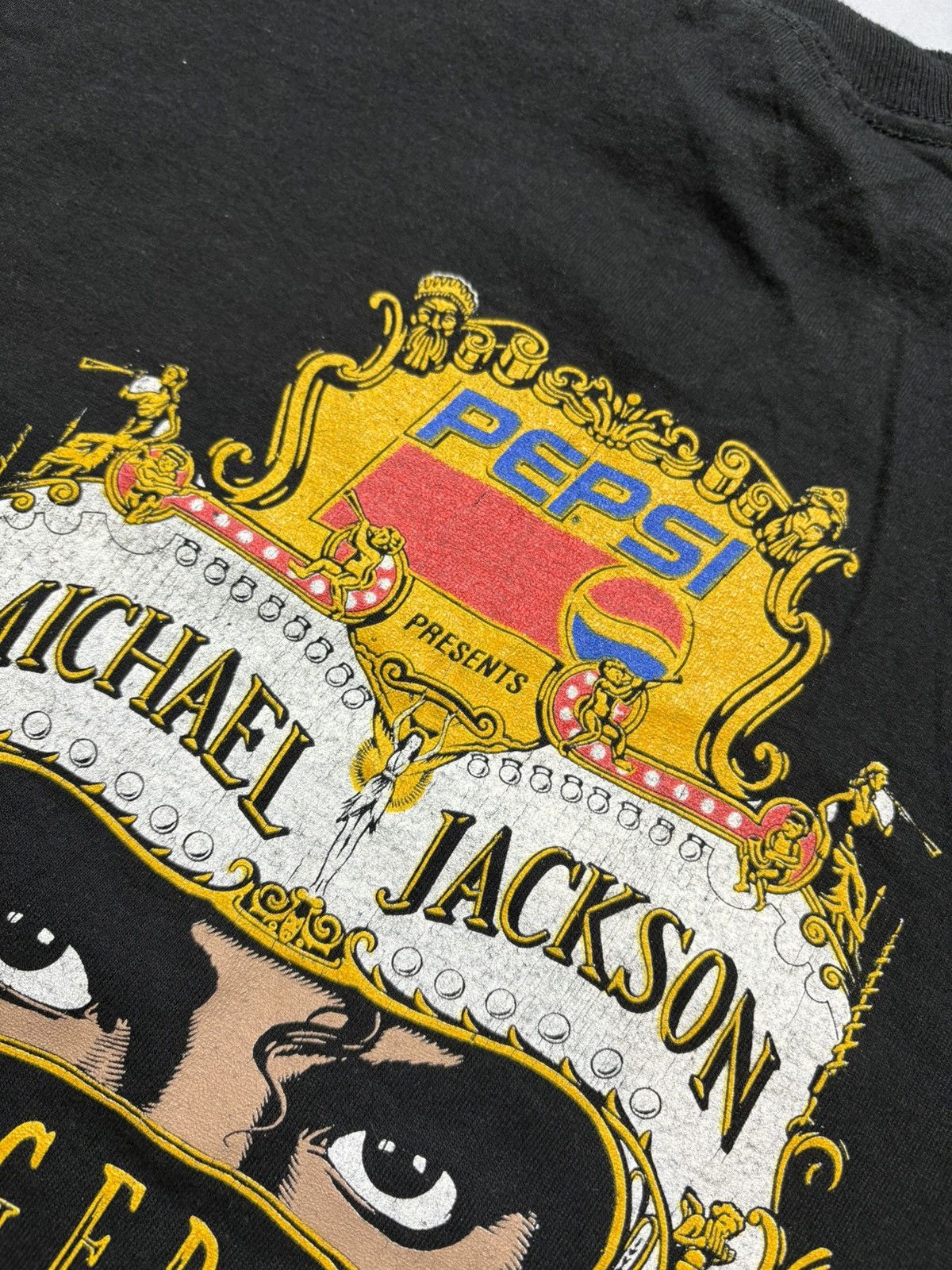 Michael Jackson × Pepsi × Vintage Michael Jackson – Dangerous World Tour x Pepsi tee 1992/3 Size US XL / EU 56 / 4 - 11 Thumbnail