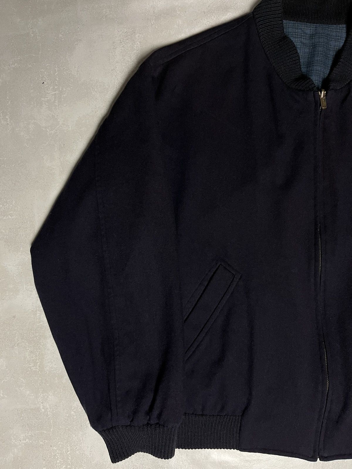 Lacoste Vintage Reversible 90s Lacoste Wool Bomber Varsity Jacket Size US L / EU 52-54 / 3 - 8 Thumbnail