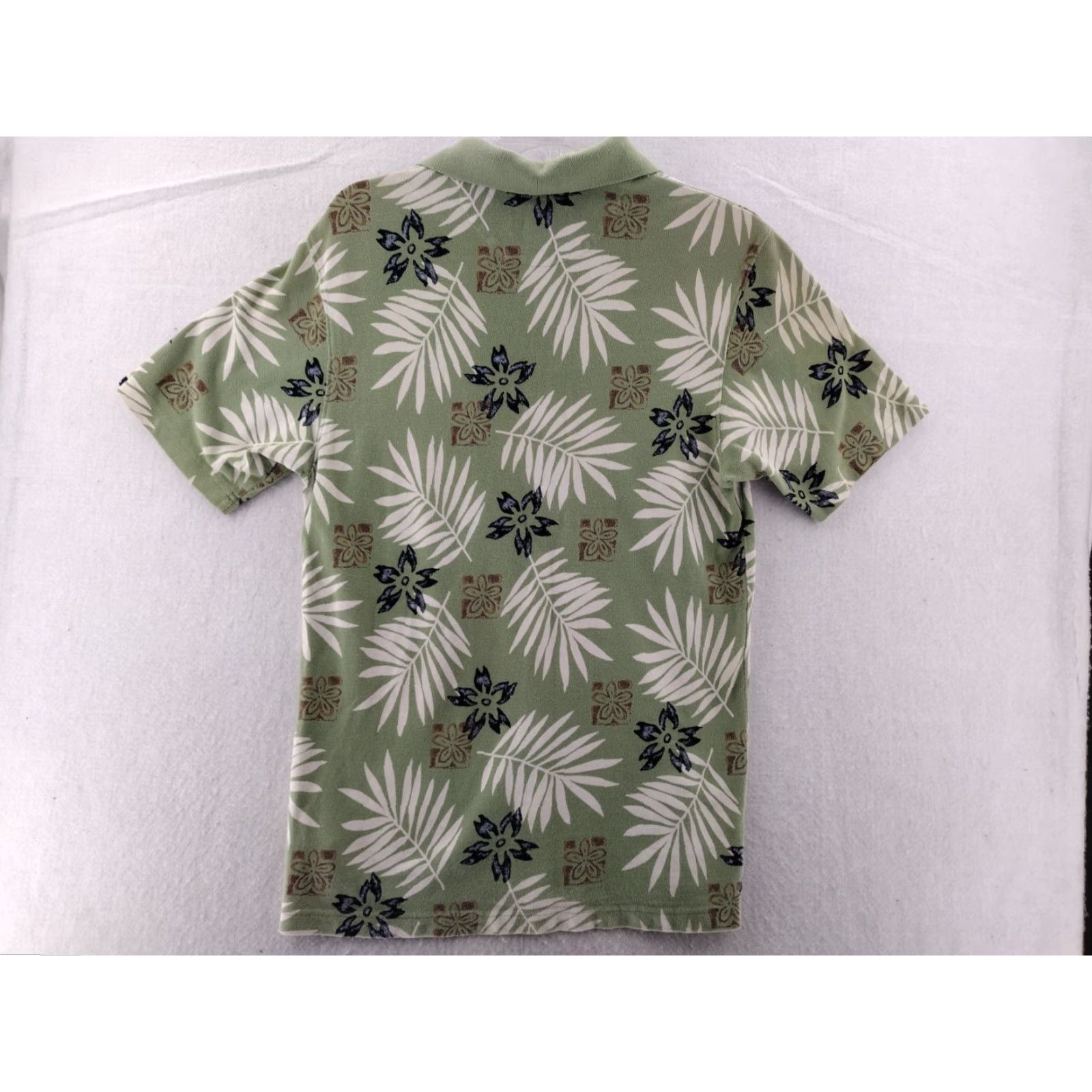 Ralph Lauren Chaps Ralph Lauren Polo Shirt Polo Hawaiian Floral Short Sleeve Aloha Green 100% Cotton MENS XL Size US S / EU 44-46 / 1 - 5 Thumbnail