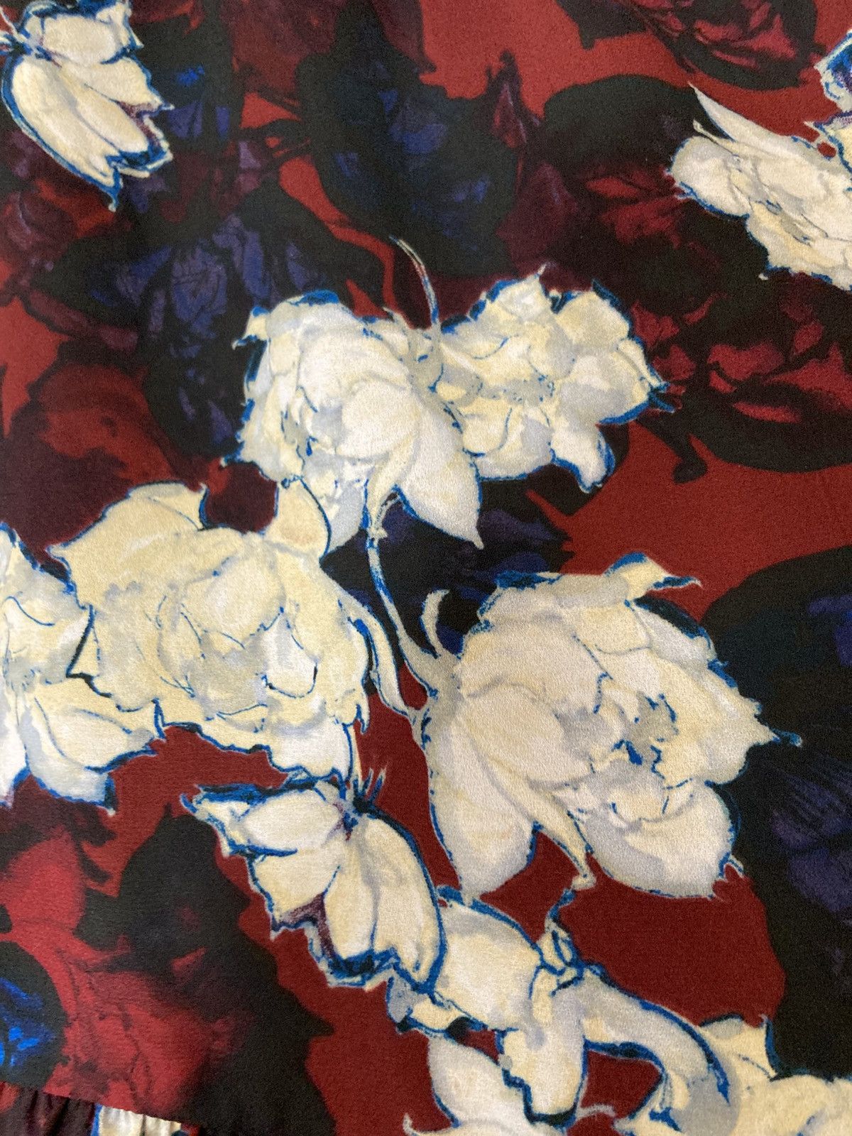 Other Eight Sixty red floral off shoulder bell sleeve blouse Size S / US 4 / IT 40 - 6 Thumbnail