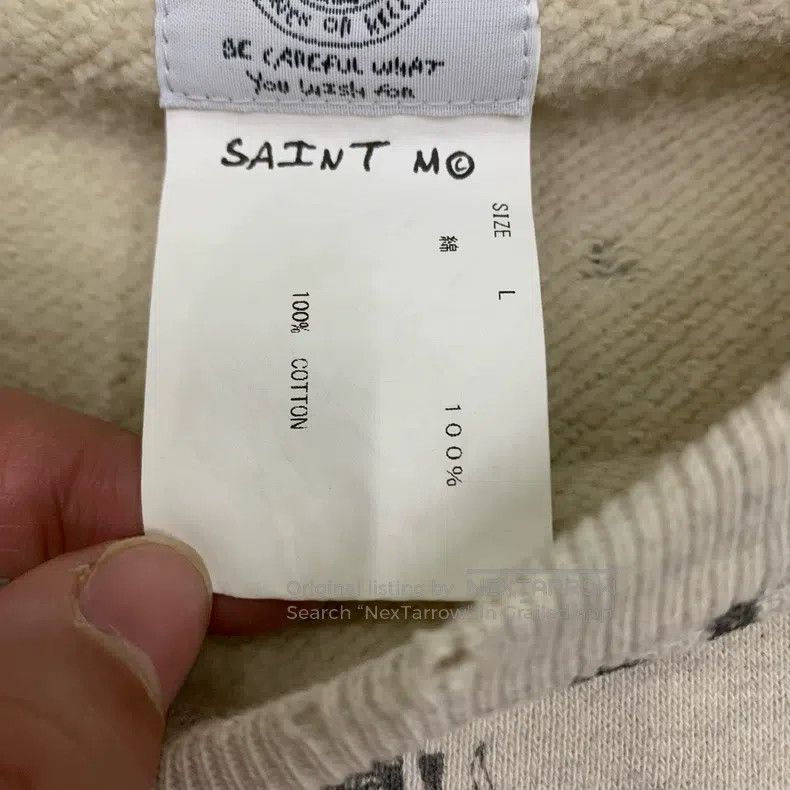 Saint Michael Saint Michael Grey Rose Jesus Heart Hoodie Size US L / EU 52-54 / 3 - 7 Thumbnail