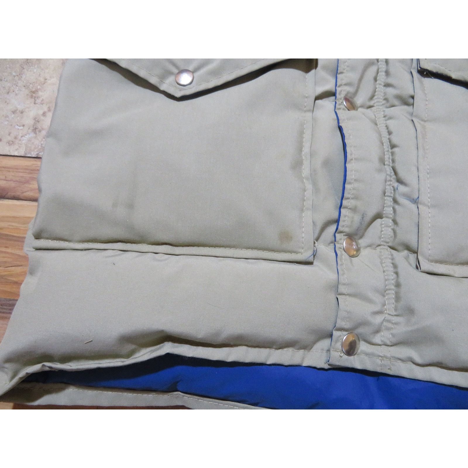 Mustang Action Sportswear By Mustang Goose Down Beige Vest M 1980s Size US M / EU 48-50 / 2 - 5 Thumbnail