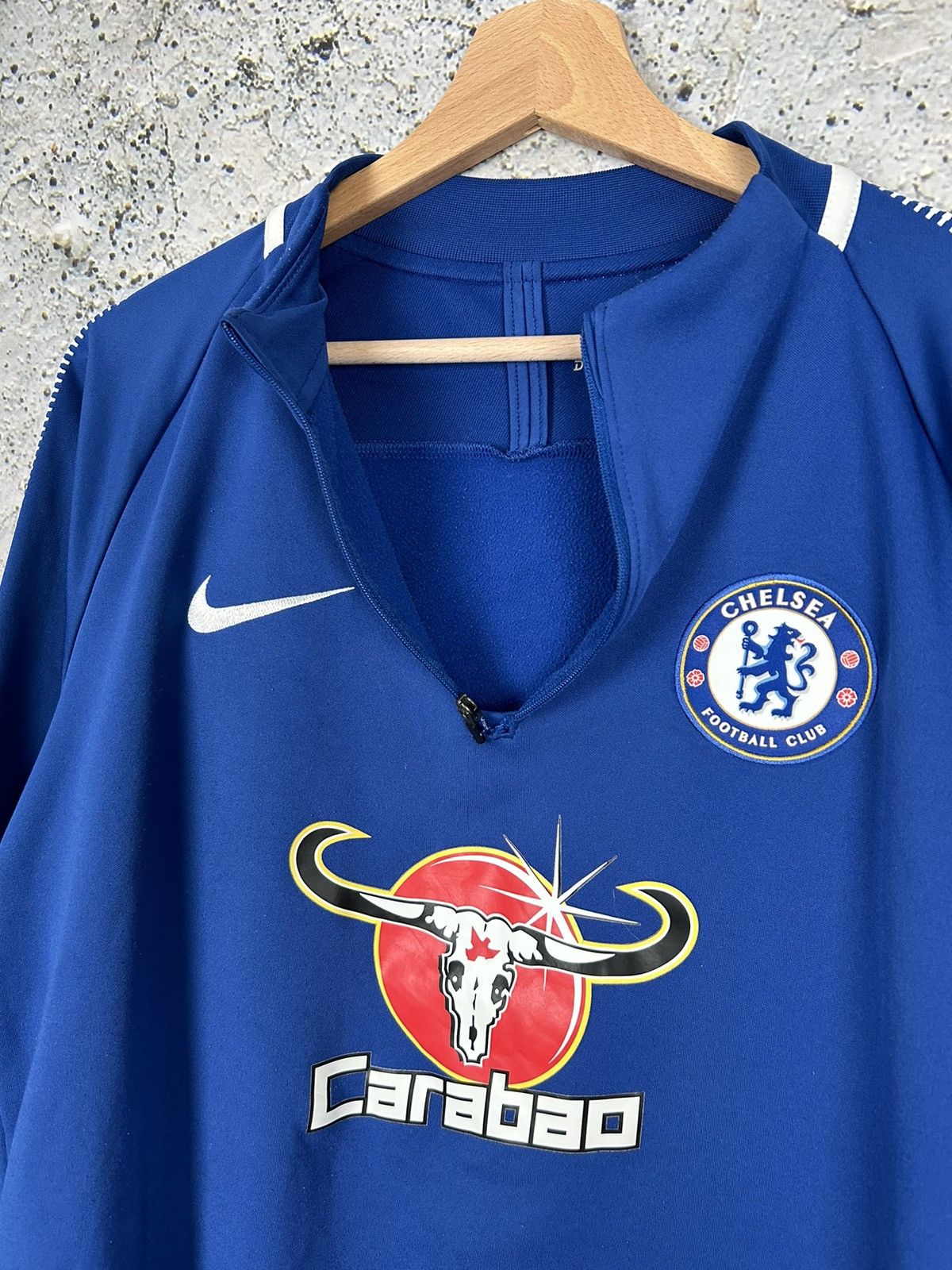 Adidas Nike Chelsea London Carabao Cup Soccer Jersey Training 00s Size US M / EU 48-50 / 2 - 3 Thumbnail