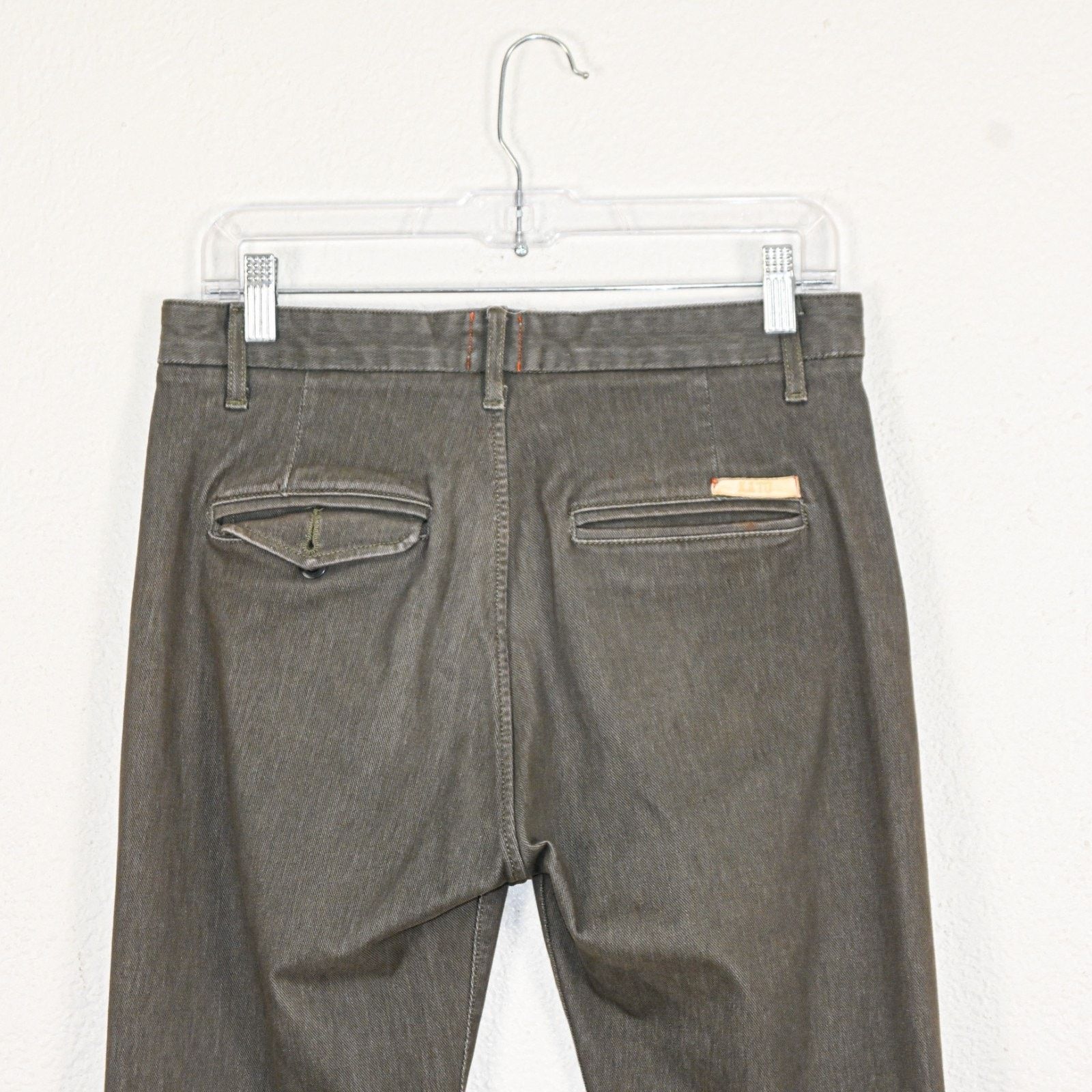 KATO Harashi KATO Axe Denit Chino Pants olive Stretch 28 raw Size US 28 / EU 44 - 4 Thumbnail