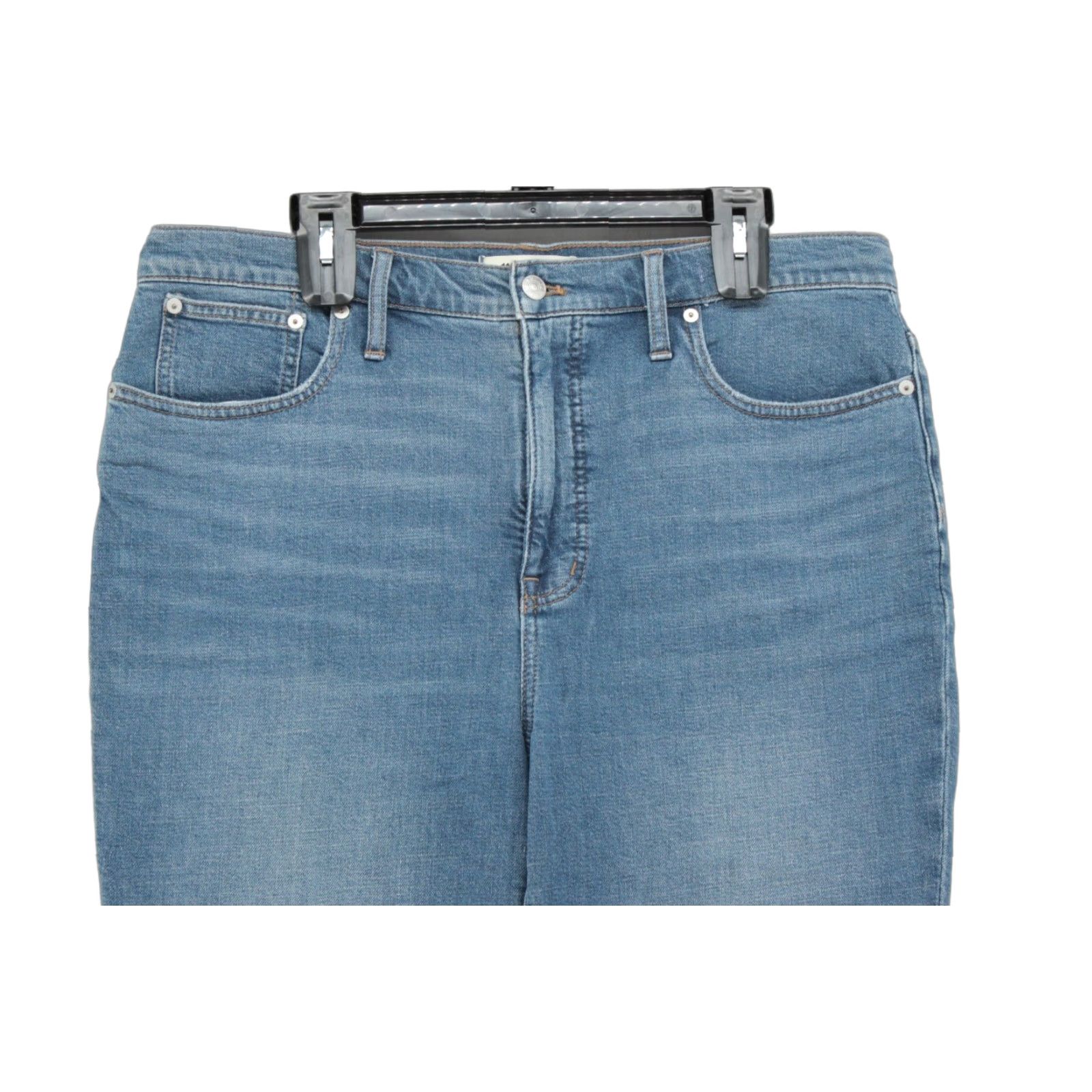 Madewell Madewell Slim Denim Boot Jean Womens 36 High Rise Distressed Medium Wash NA931 Jeans Size 25" / US 0 / IT 36 - 1 Thumbnail