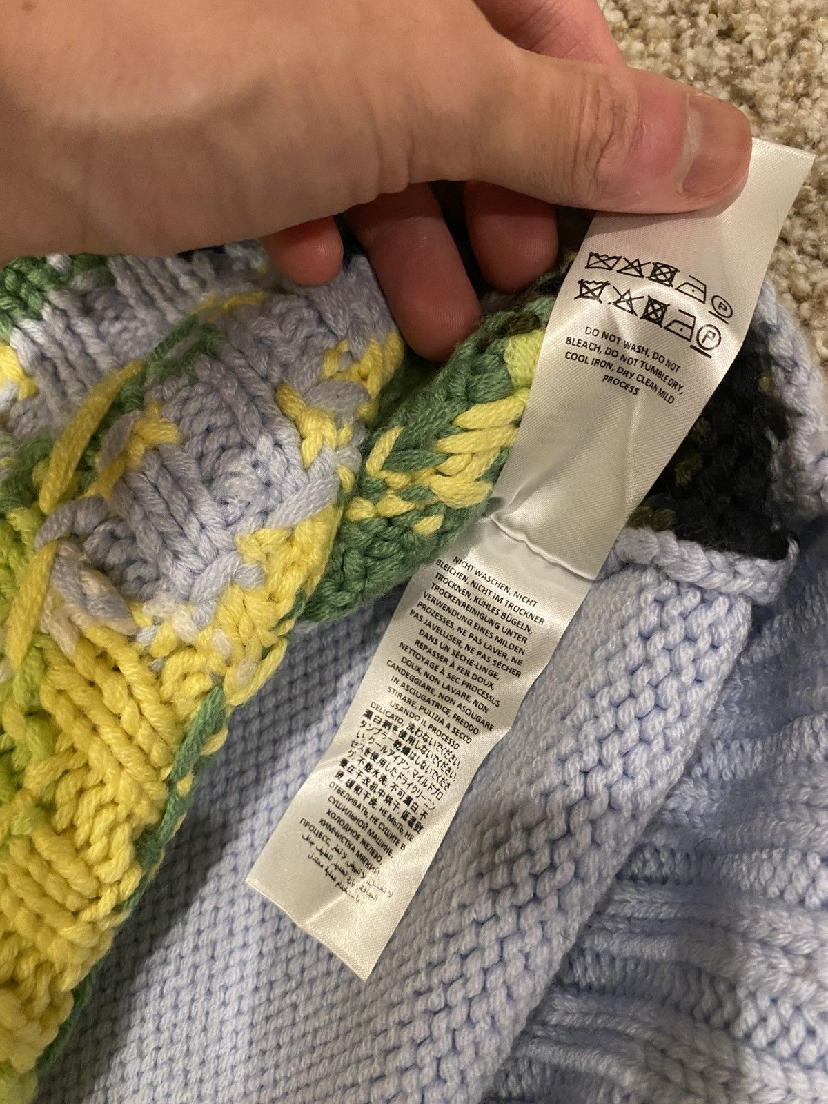 JW Anderson JW Anderson Merino Wool Abstract Knit Sweater Size US M / EU 48-50 / 2 - 4 Thumbnail