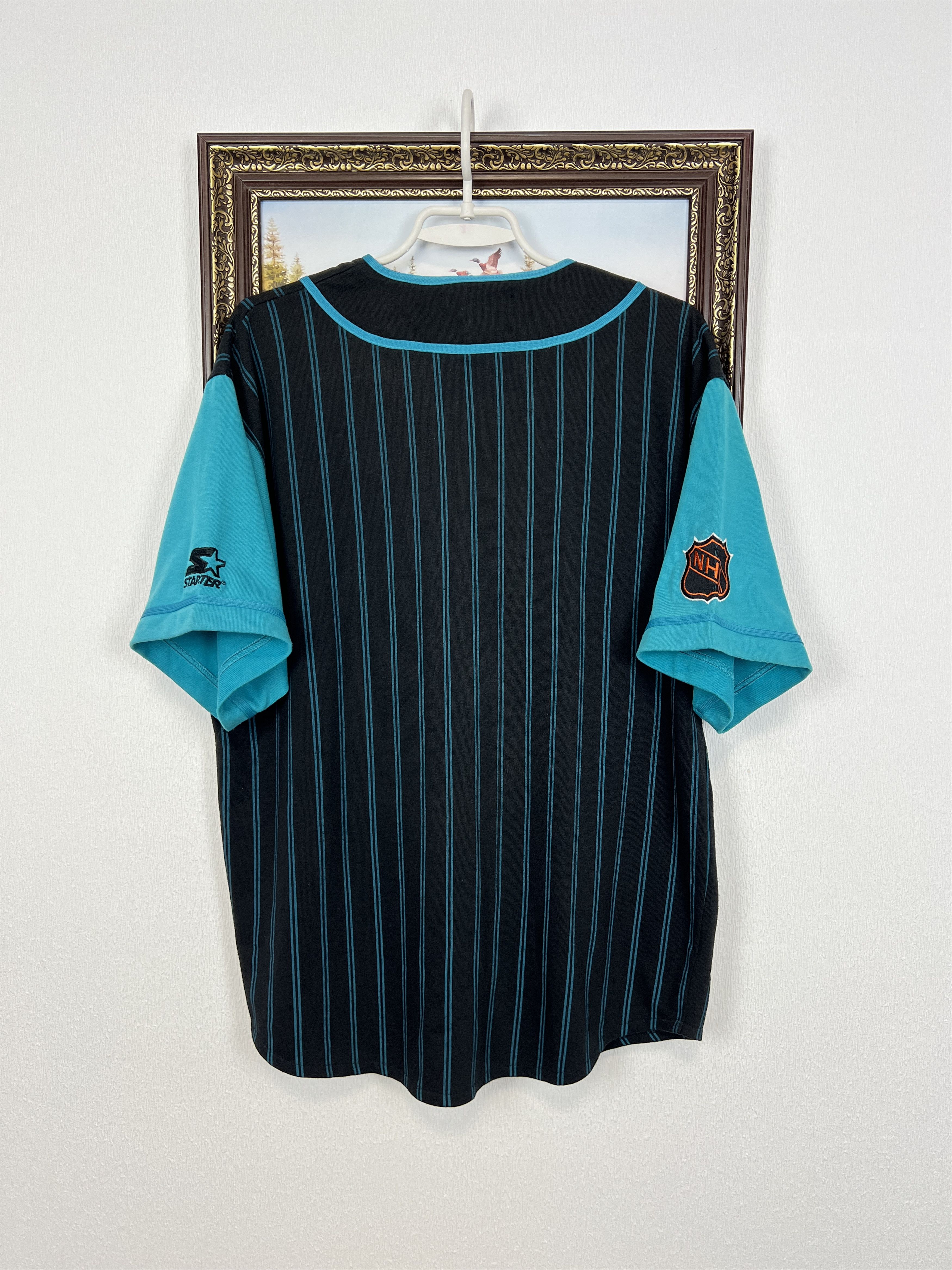 Starter Vintage Starter Anaheim Mighty Ducks Baseball Jersey Tee Size US M / EU 48-50 / 2 - 9 Thumbnail