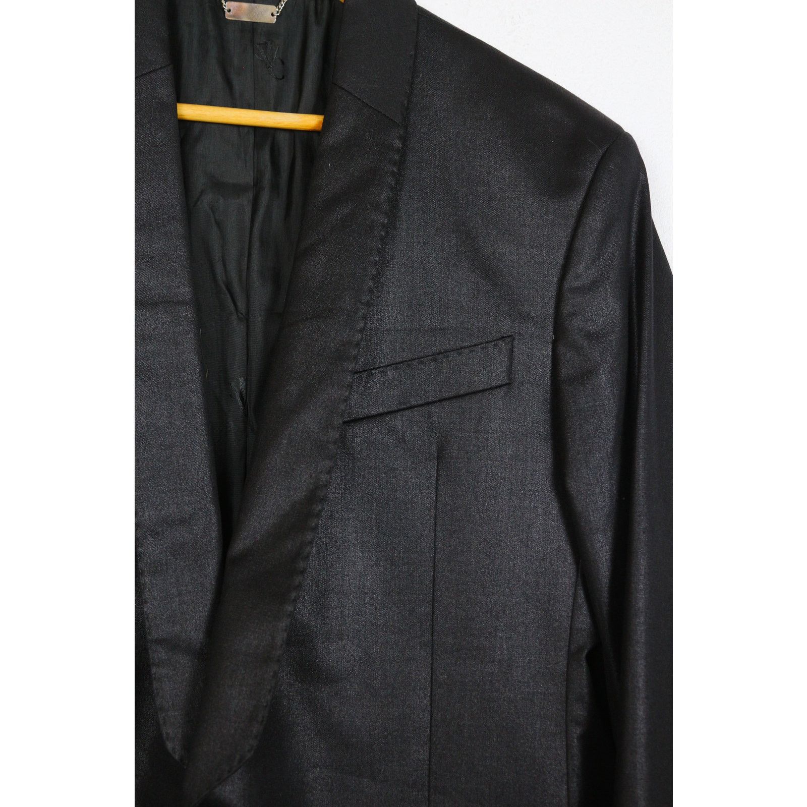 Versace Vintage Versace VJC Shining Tuxedo Blazer Jacket Y2K 52 Size US L / EU 52-54 / 3 - 5 Thumbnail