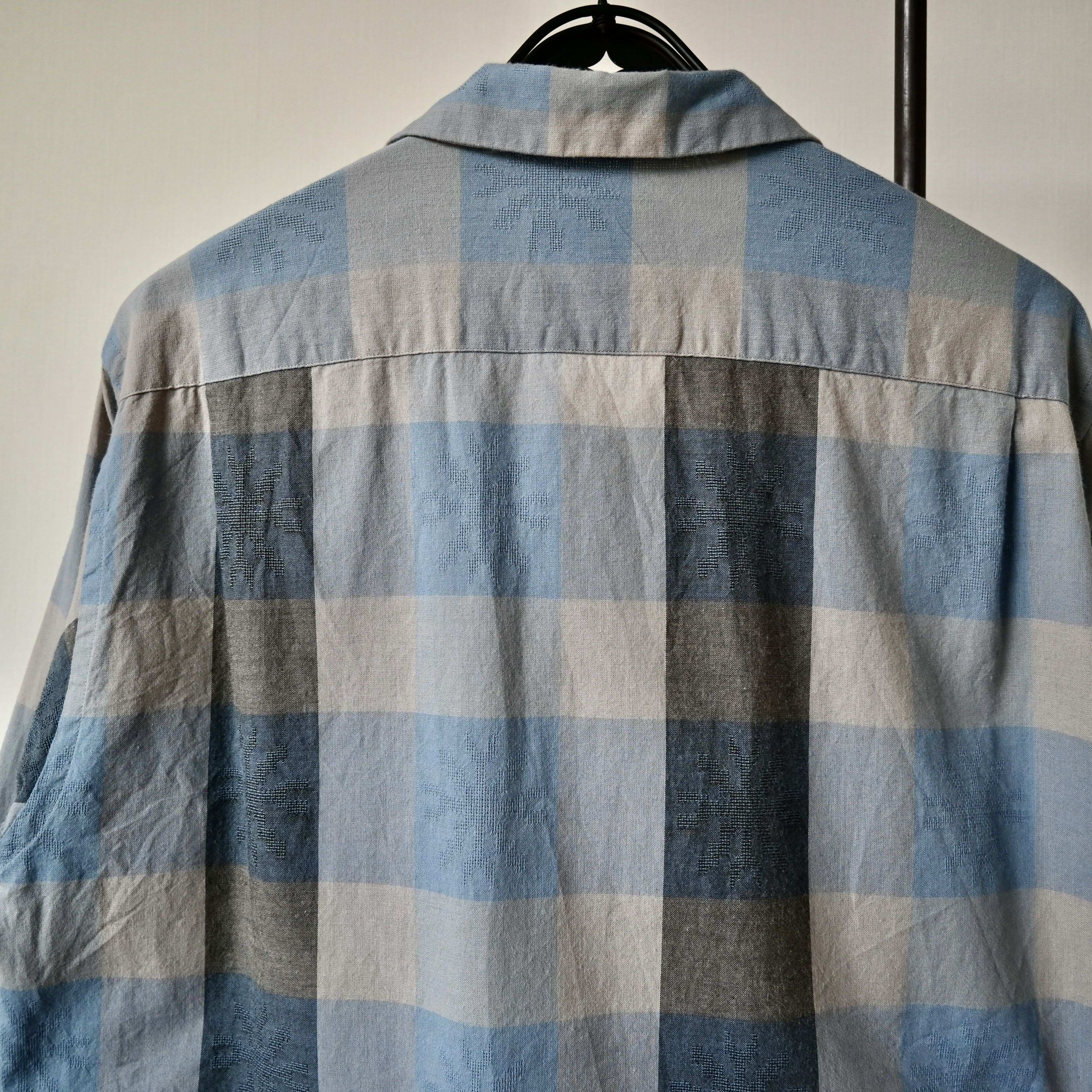 Beams Plus BEAMS Plus openwork block plaid square shirt made in Japan Size US M / EU 48-50 / 2 - 4 Thumbnail