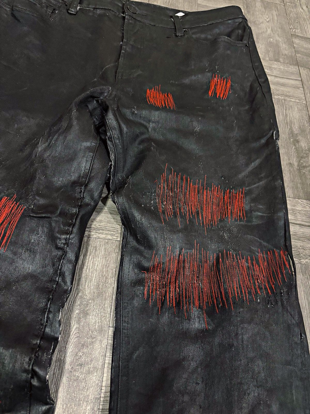 Other Waxed denim jeans Size US 34 / EU 50 - 3 Thumbnail