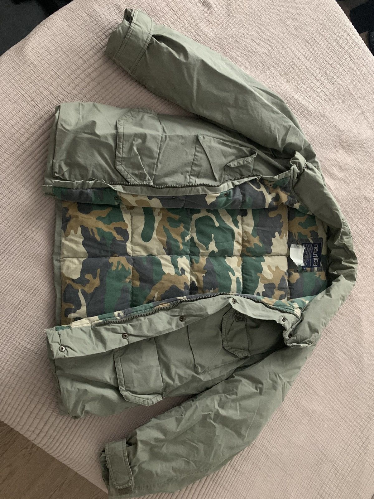 Nautica Vintage Nautica Down Coat Size US XL / EU 56 / 4 - 1 Thumbnail