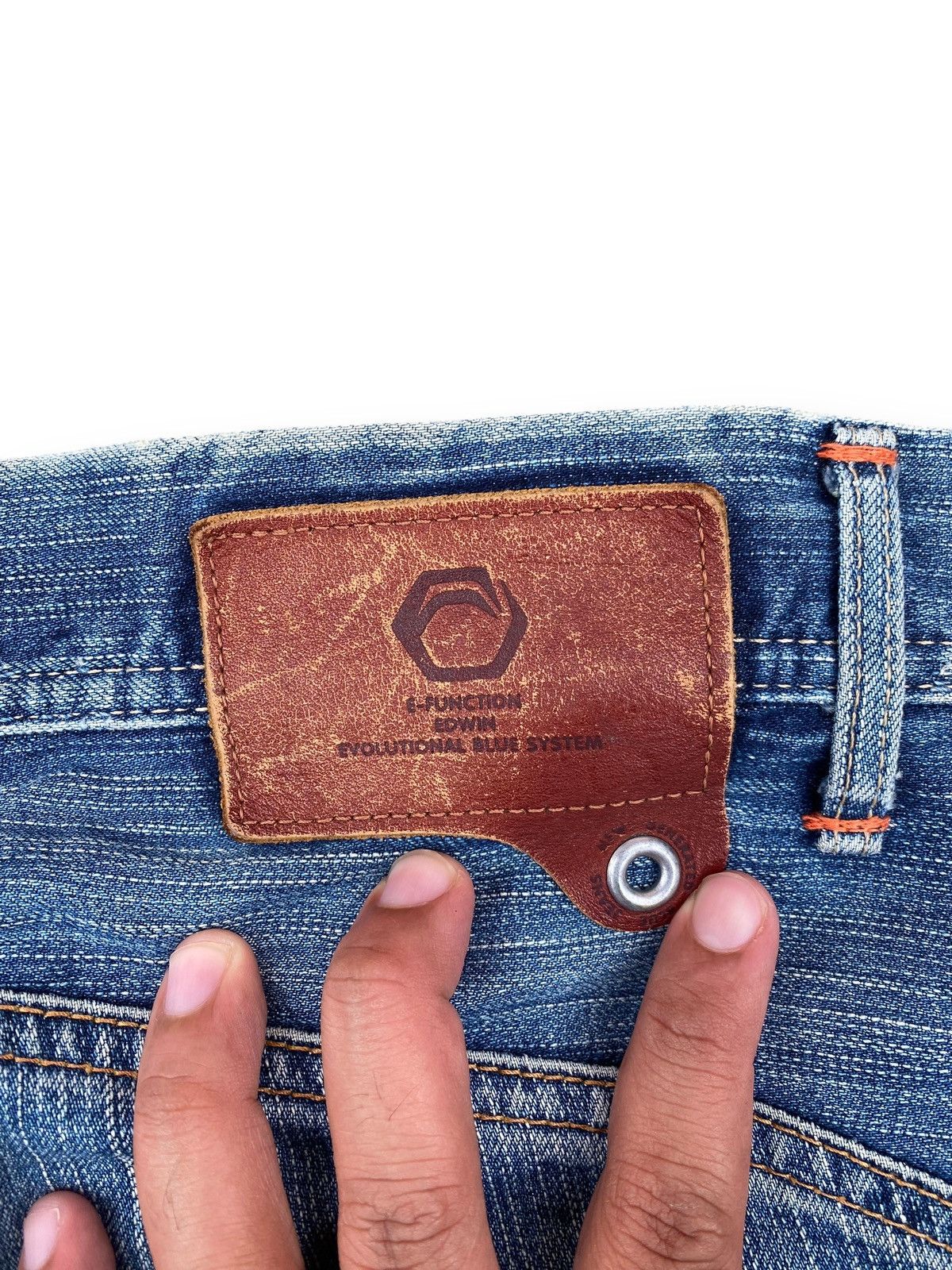 Edwin × Japanese Brand × Vintage Vintage Selvedge Distressed Edwin Denim Jeans. #D8 Size US 32 / EU 48 - 8 Thumbnail