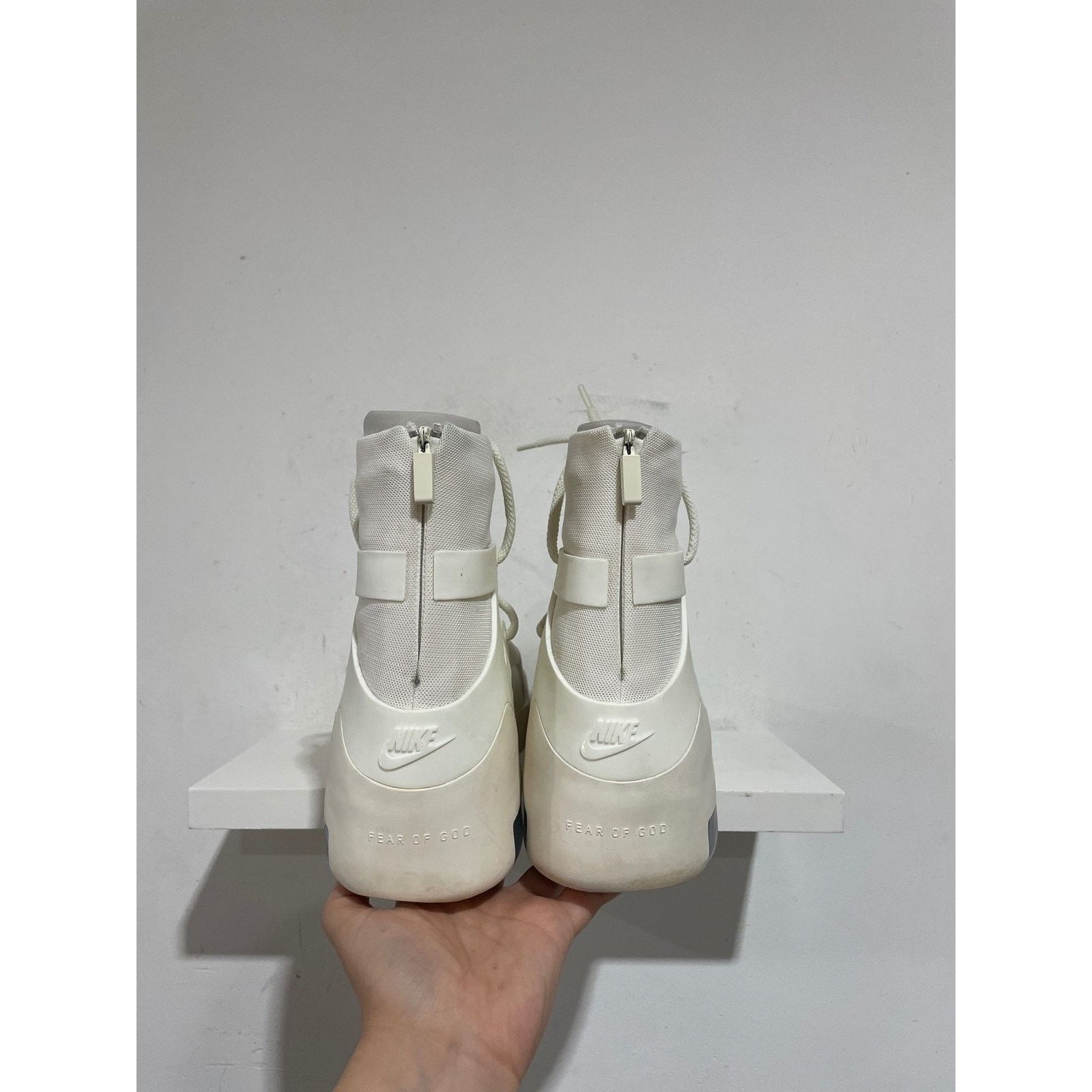 Nike NIKE AIR FEAR OF GOD 1 SAIL BLACK SIZE 13 PREOWNED Size US 13 / EU 46 - 4 Thumbnail