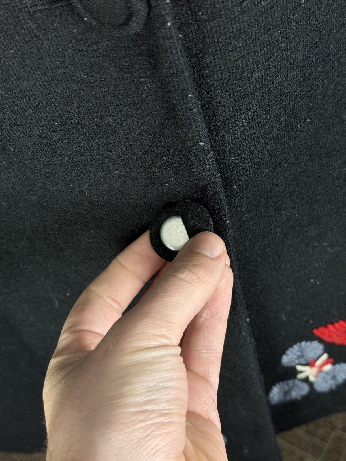 Miu Miu Miu Miu Vintage Embroidered Coat 2000’s Wool Coat Size XS / US 0-2 / IT 36-38 - 6 Thumbnail