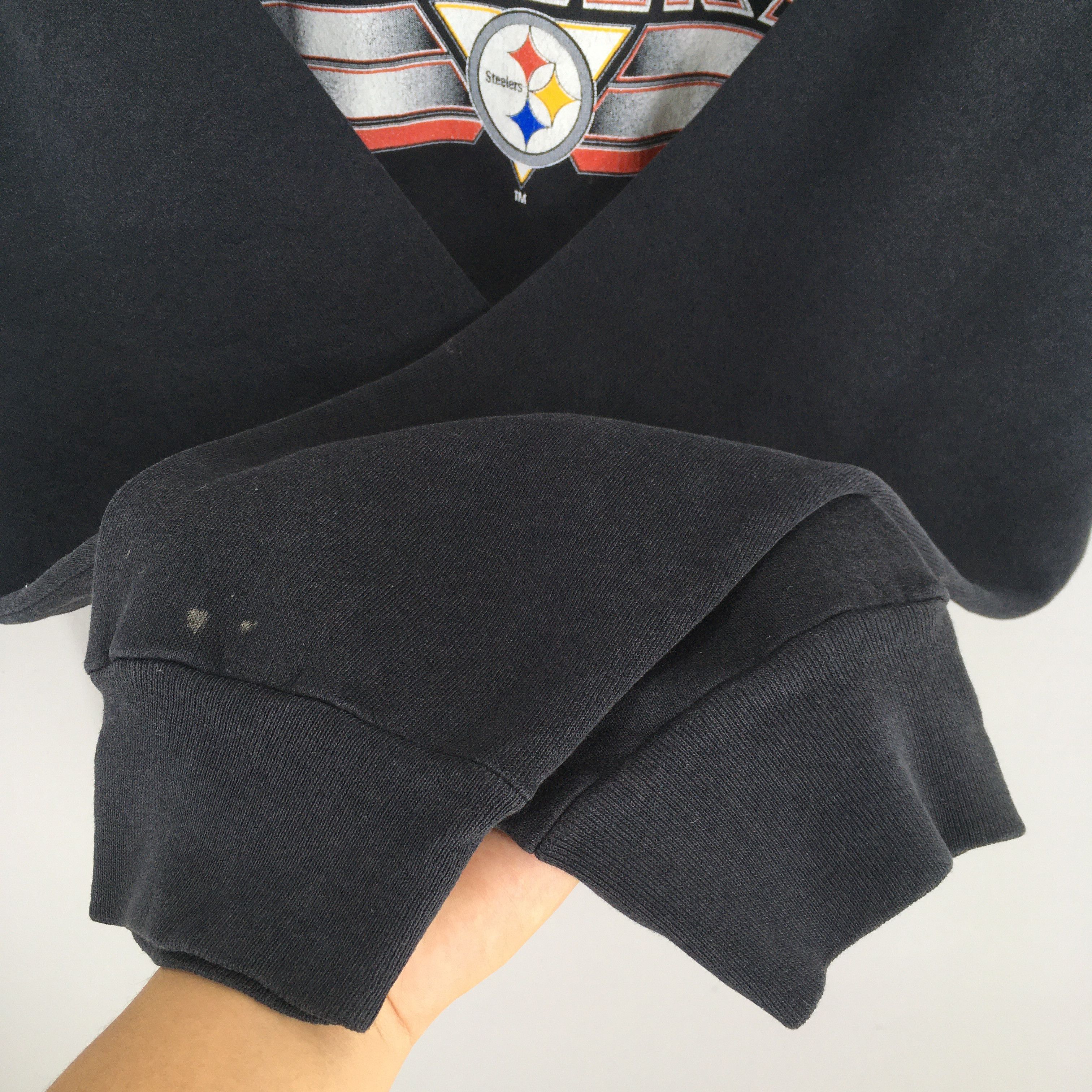 NFL × Vintage Vintage 90s Pittsburgh Steelers NFL Sweatshirt XLarge Size US XL / EU 56 / 4 - 5 Thumbnail