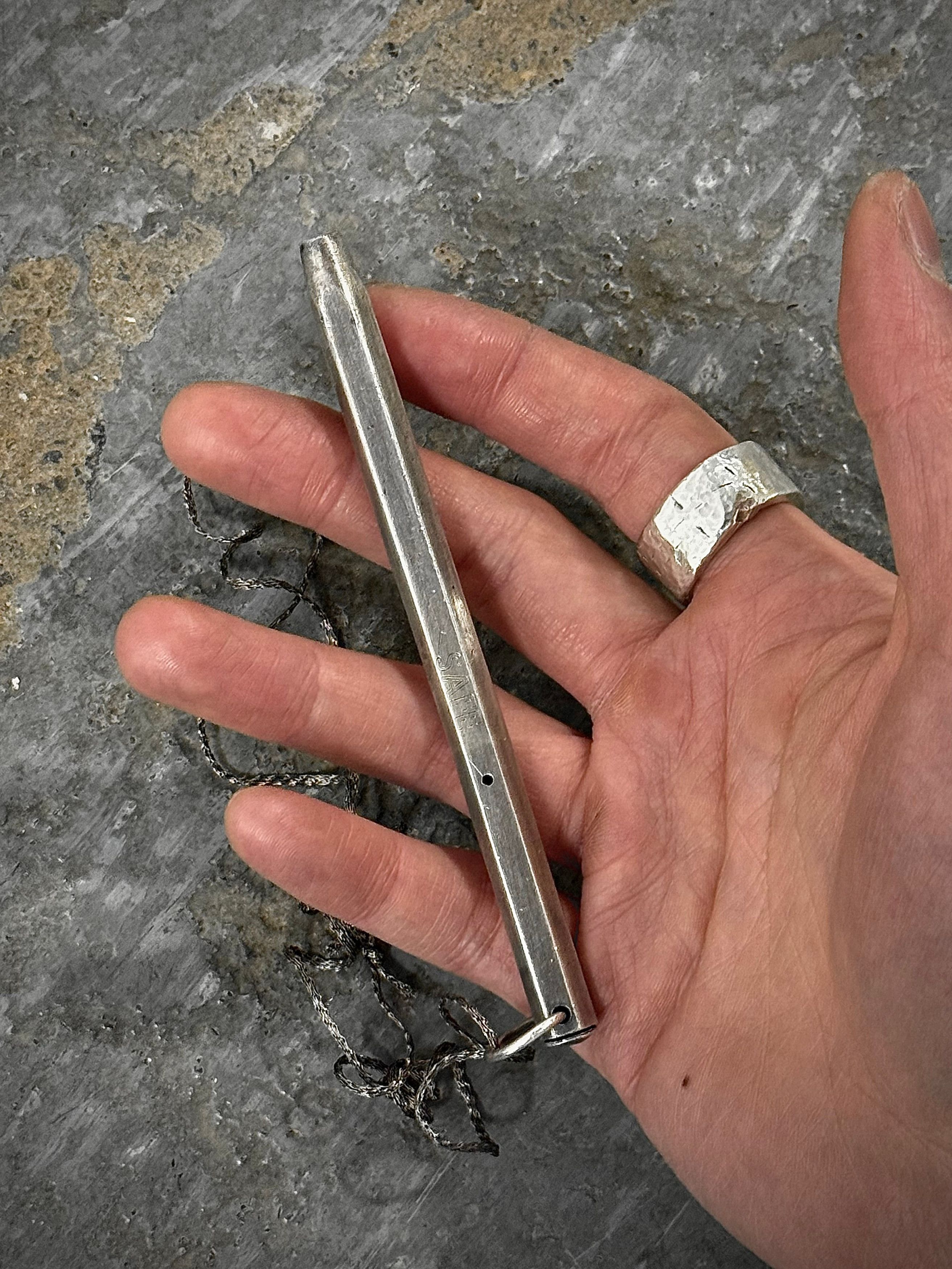 Carol Christian Poell Carol Christian Poell 'MM/2337' .925 Silver Bic Pen Necklace Size ONE SIZE - 7 Thumbnail