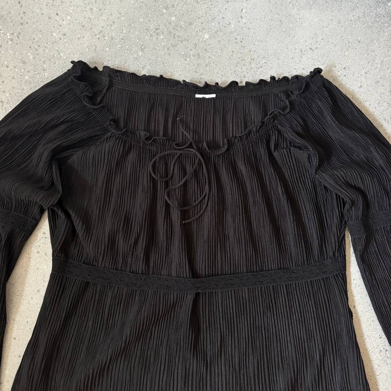 Hysteric Glamour 🕷JAPANESE PLEATS LONG SLEEVE BLOUSE (issey Miyake style) Size M / US 6-8 / IT 42-44 - 5 Thumbnail