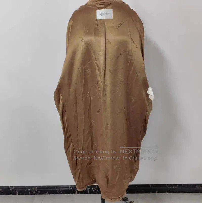 Max Mara MaxMara Stylish Brown Wool Women's Coat . Size L / US 10 / IT 46 - 4 Thumbnail