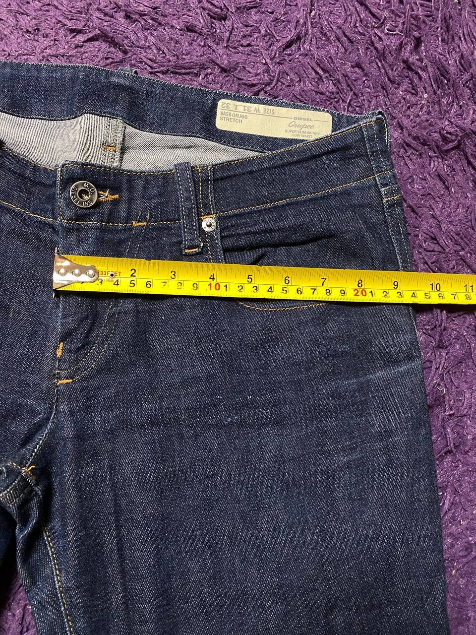 Diesel Diesel Super Slim Skinny Low Waist Denim Jeans Size 31 Size 31" - 5 Thumbnail